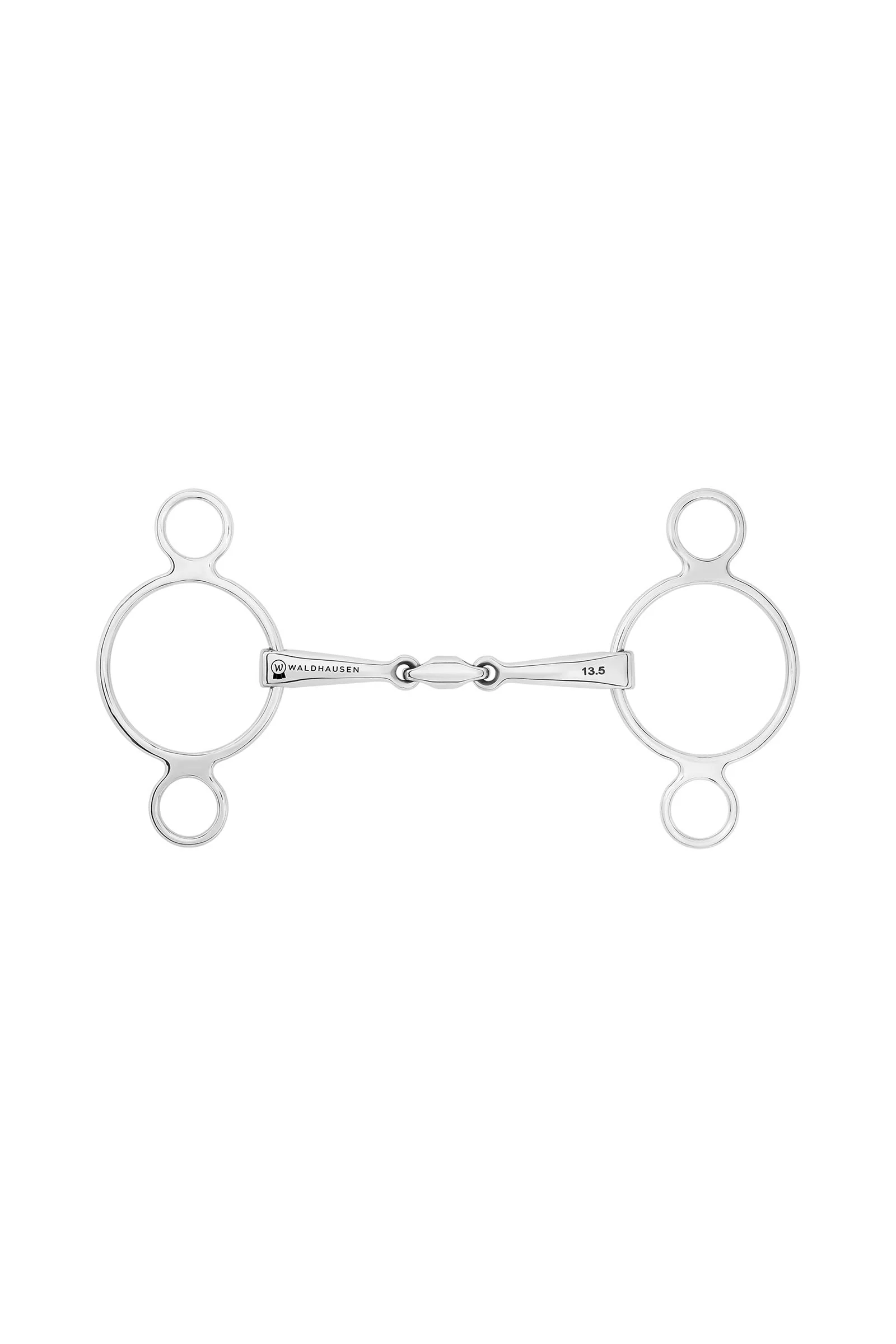 3-ring bitt, dobbelt ledd, rustfritt stål, 14 mm No Color 125 mm