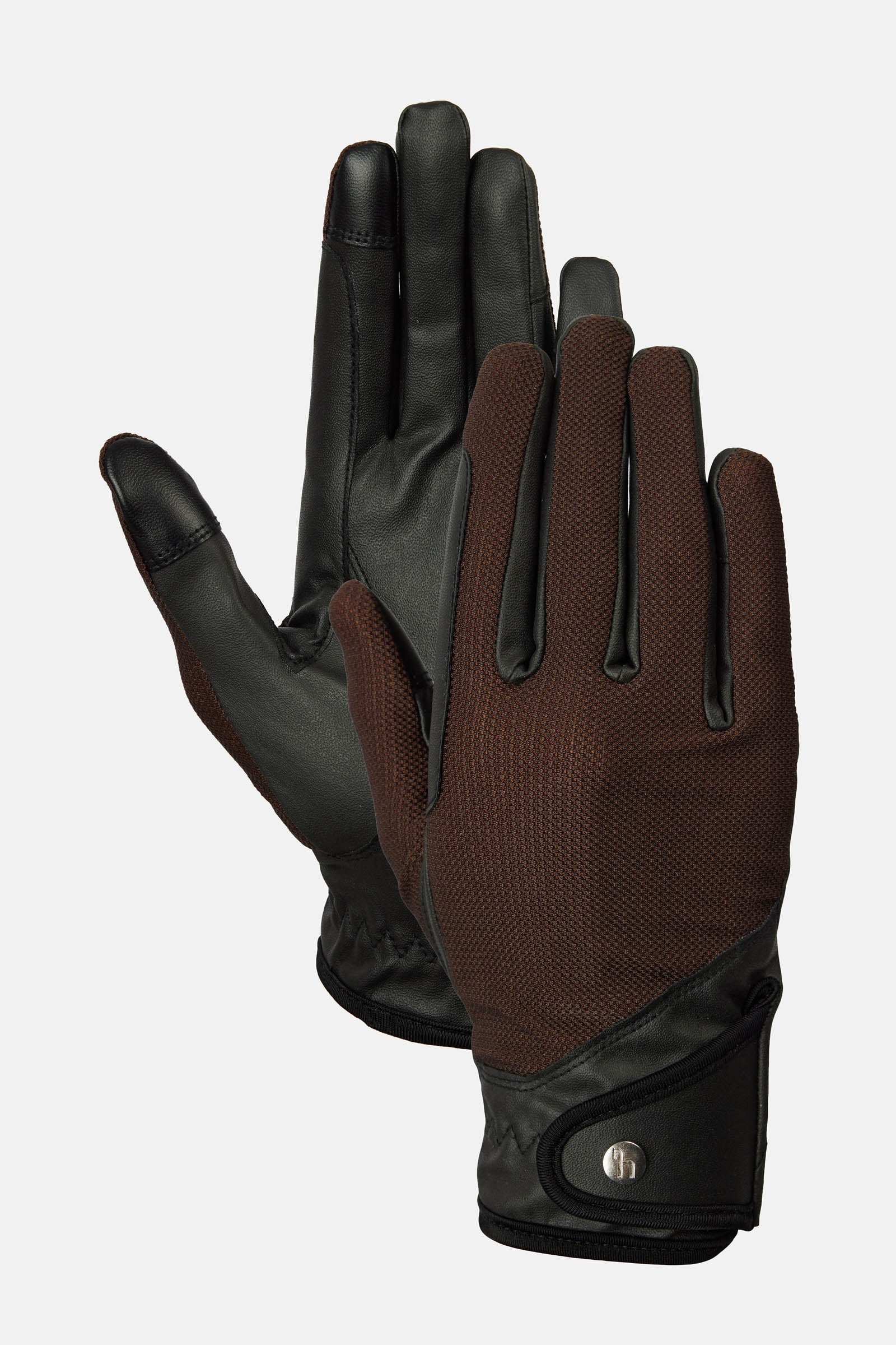 Ally mesh ridehansker Dark Brown 6
