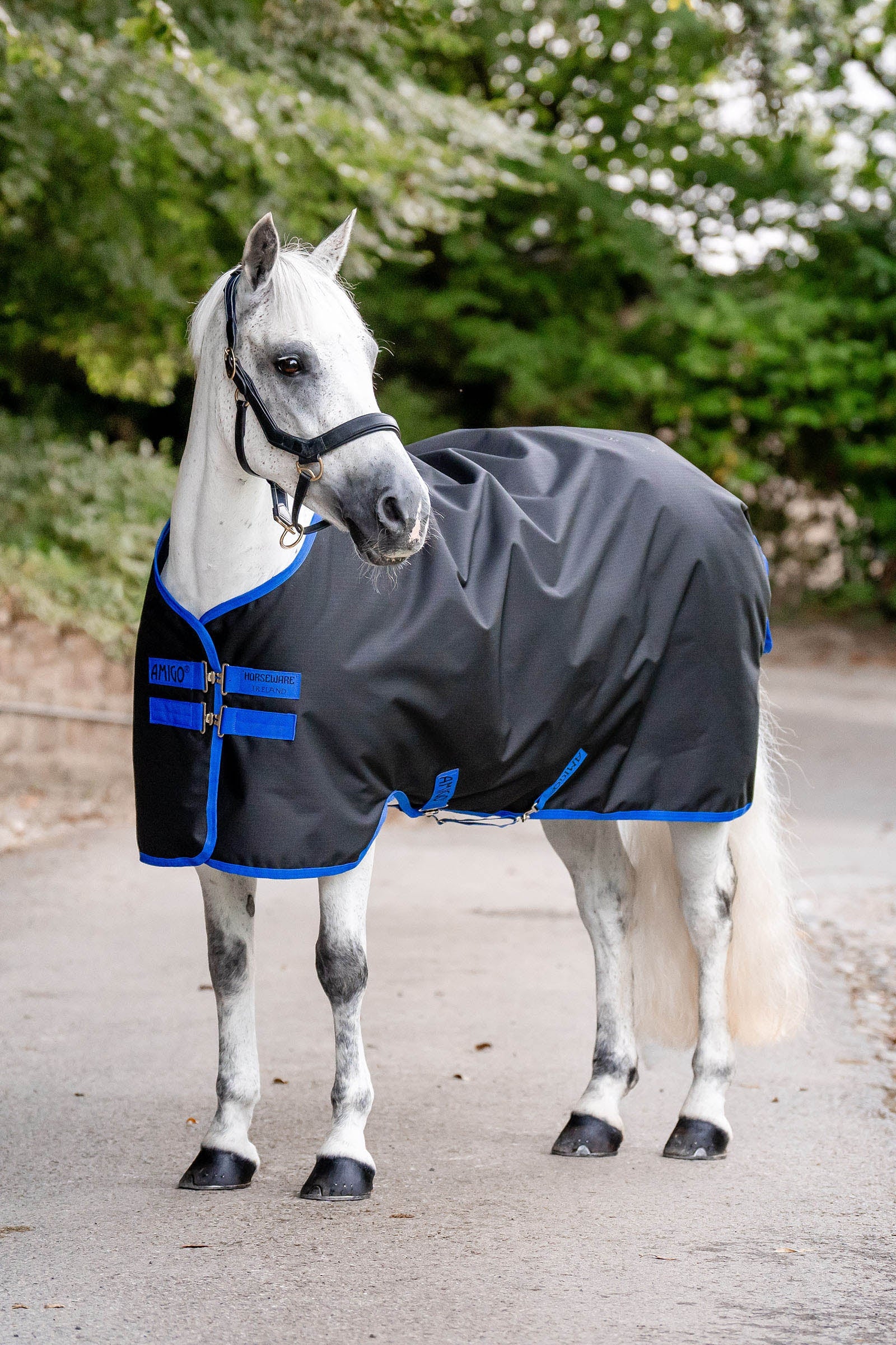 Amigo Ripstop Utedekken 900D, 0g Black/Classic Blue 155