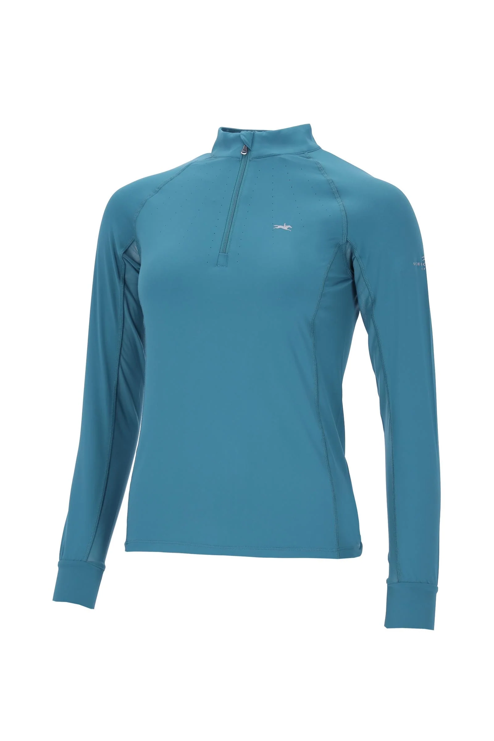 Angie Style dame treningsskjorte med lange ermer Colonial Blue S