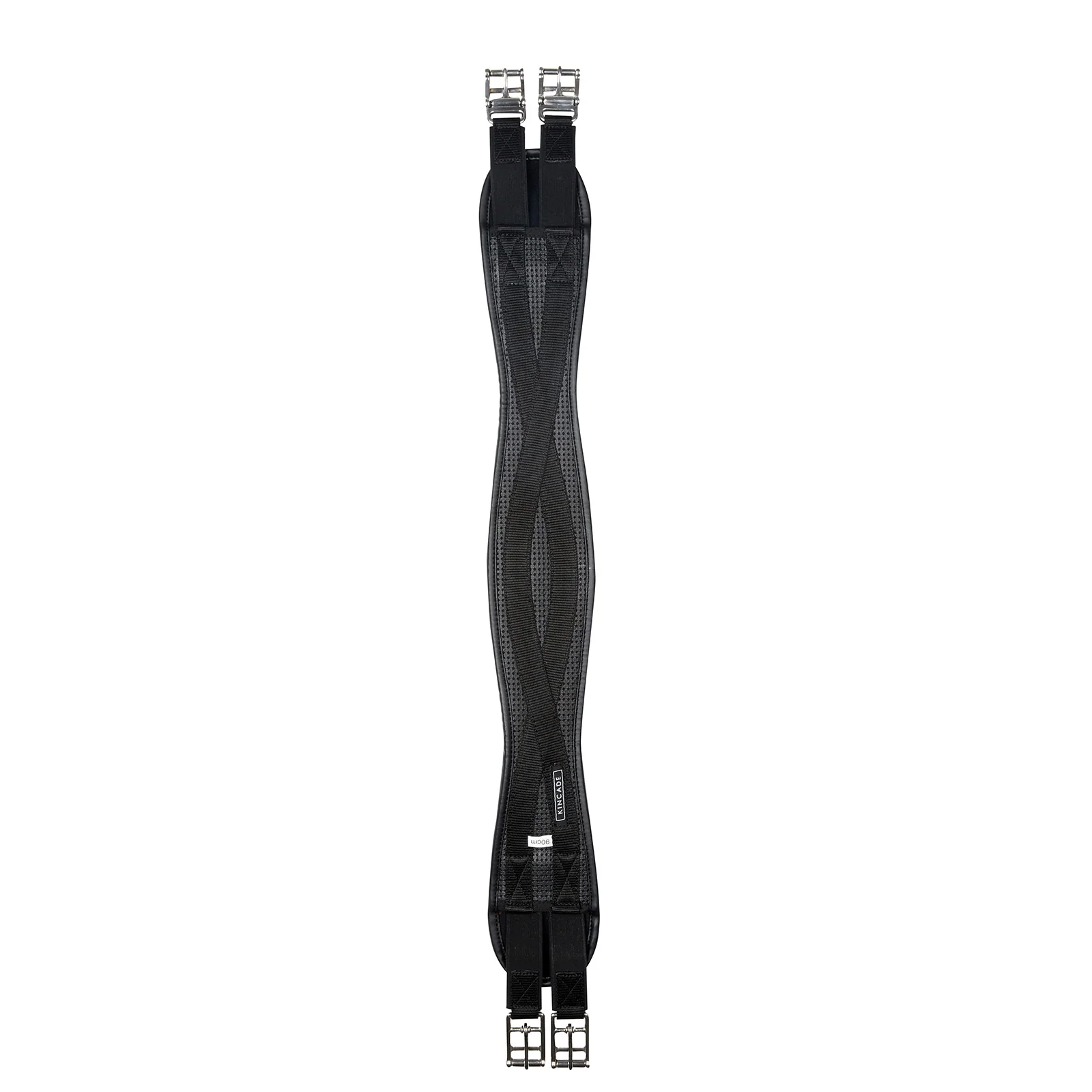 antignag dressurgjord, elastisk, anatomisk Black 80 cm