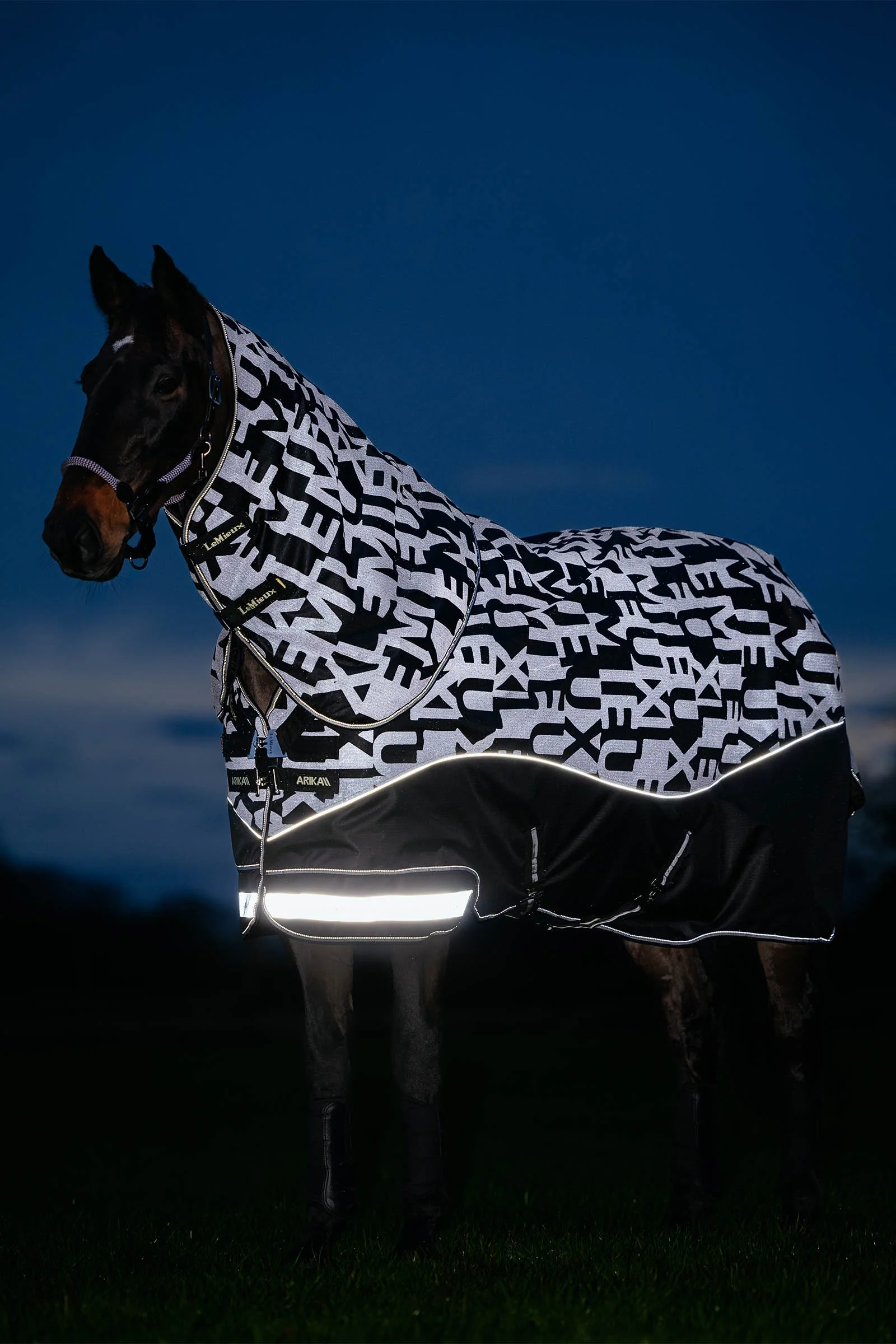 Arika reflekterende utedekken med avtakbar hals, 0 g Black 170