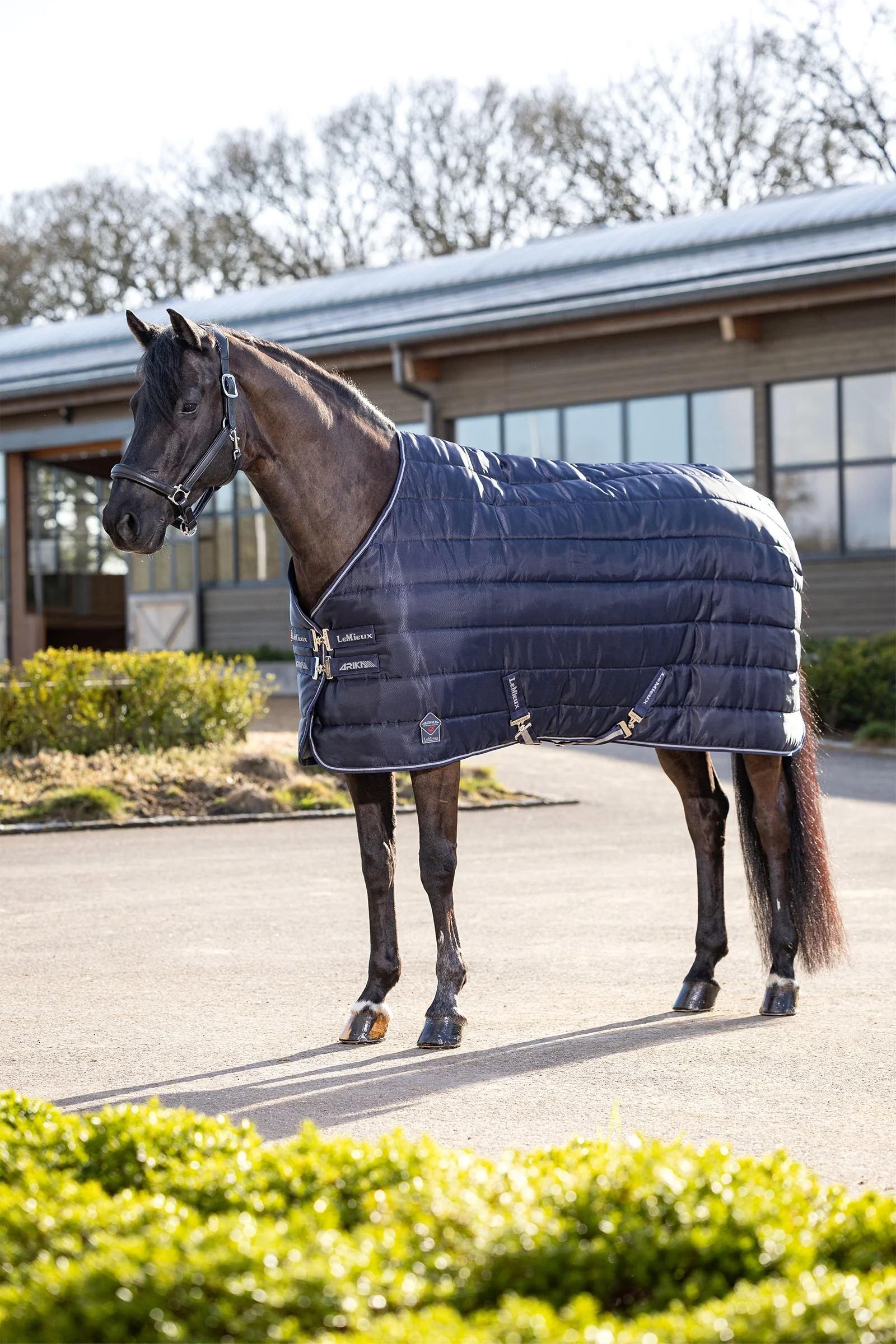 Arika Stable-Tek stalldekken, 100 g Navy 110