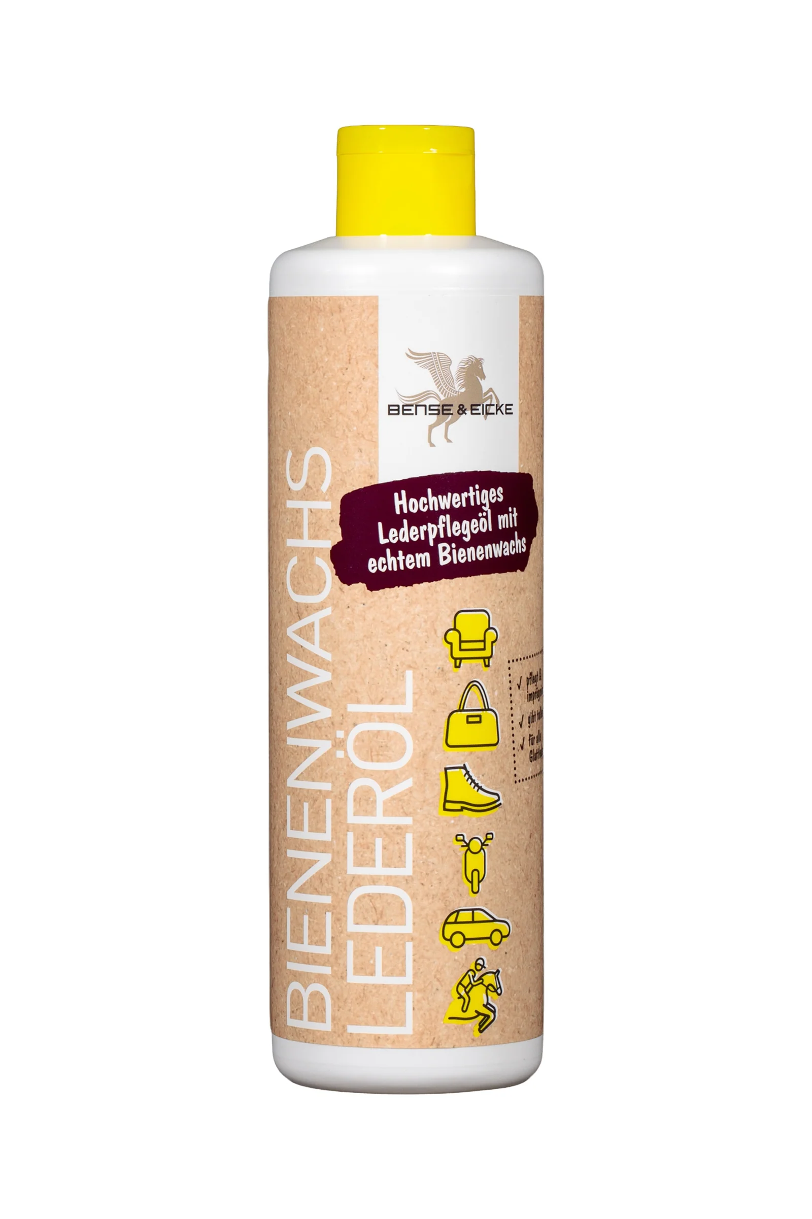 Lærpleieolje med bivoks, 500 ml No Color 500 ml