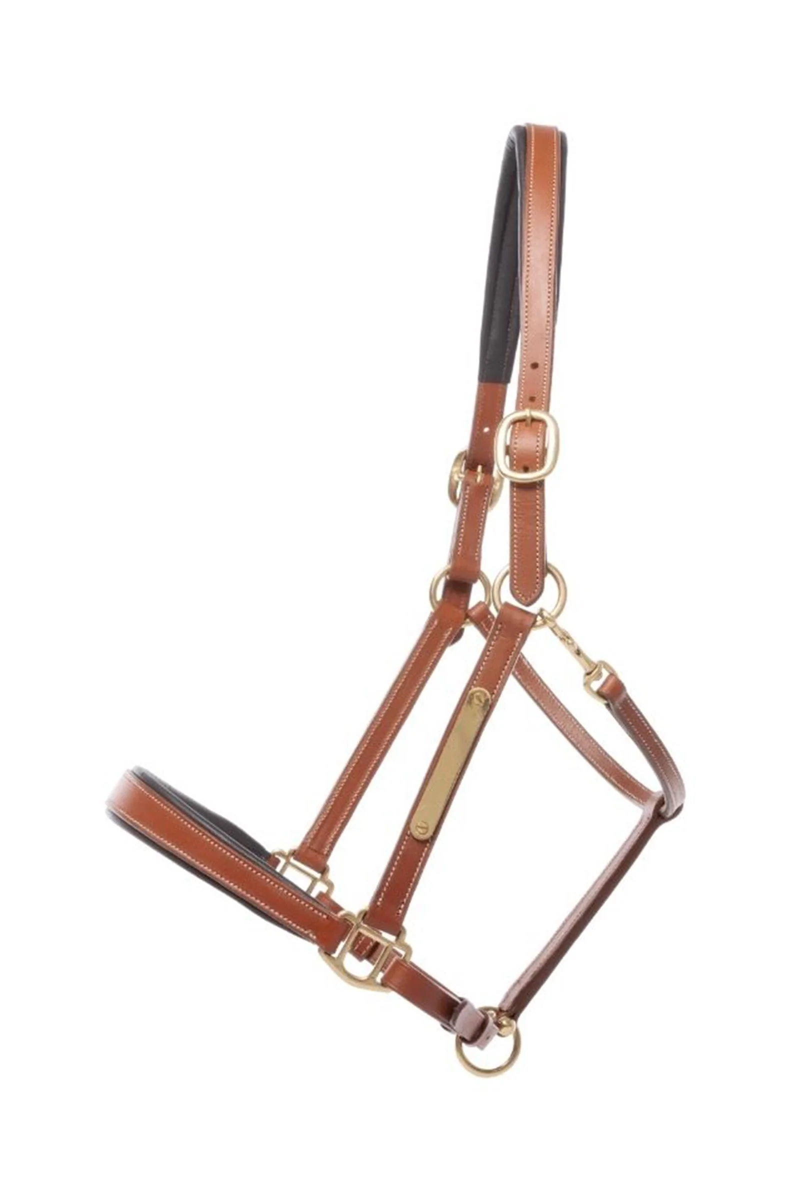 Bennet lærgrime Cognac/Brass PII
