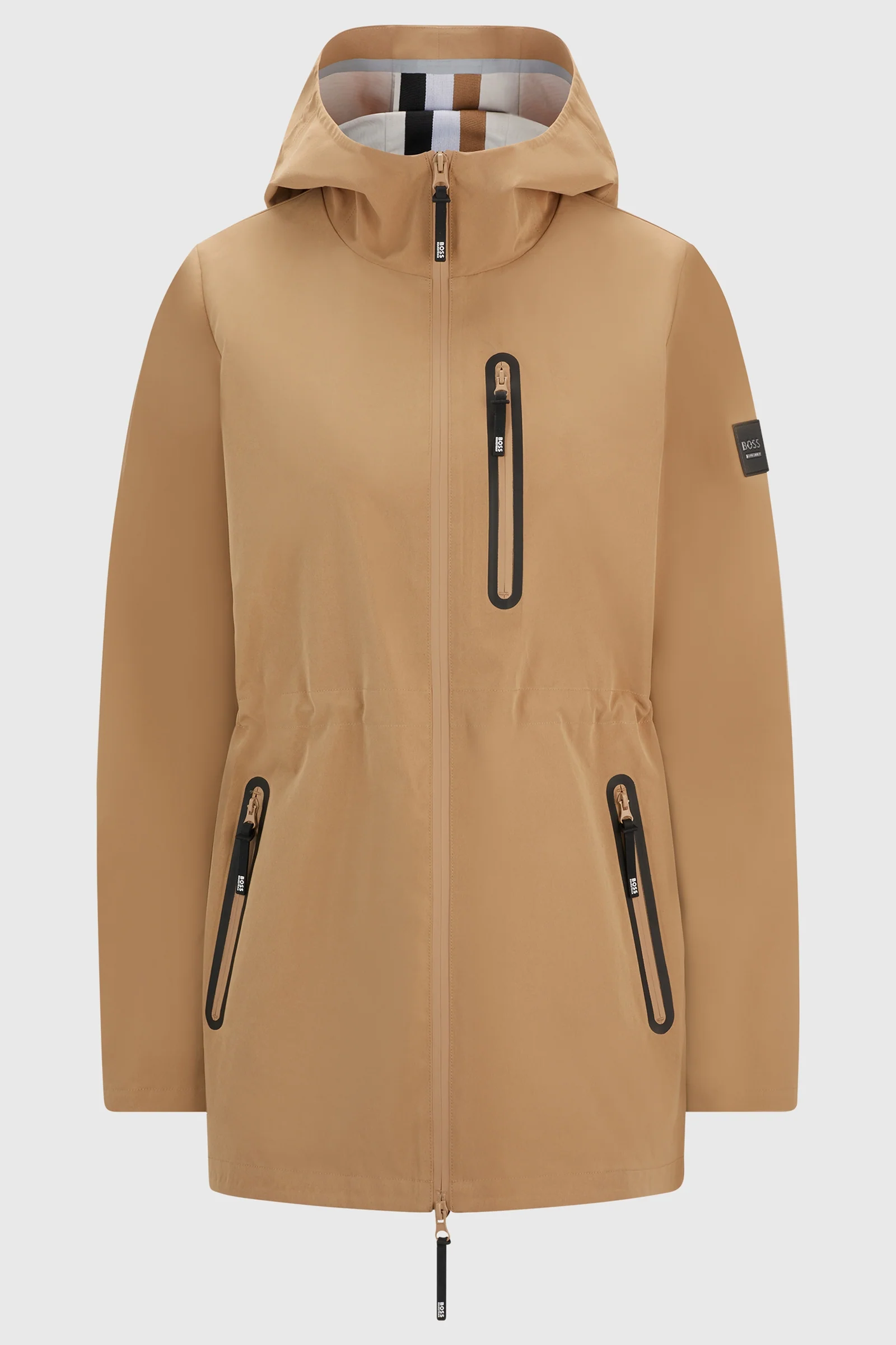 Boss Lenie Hard Shell parka Camel XS