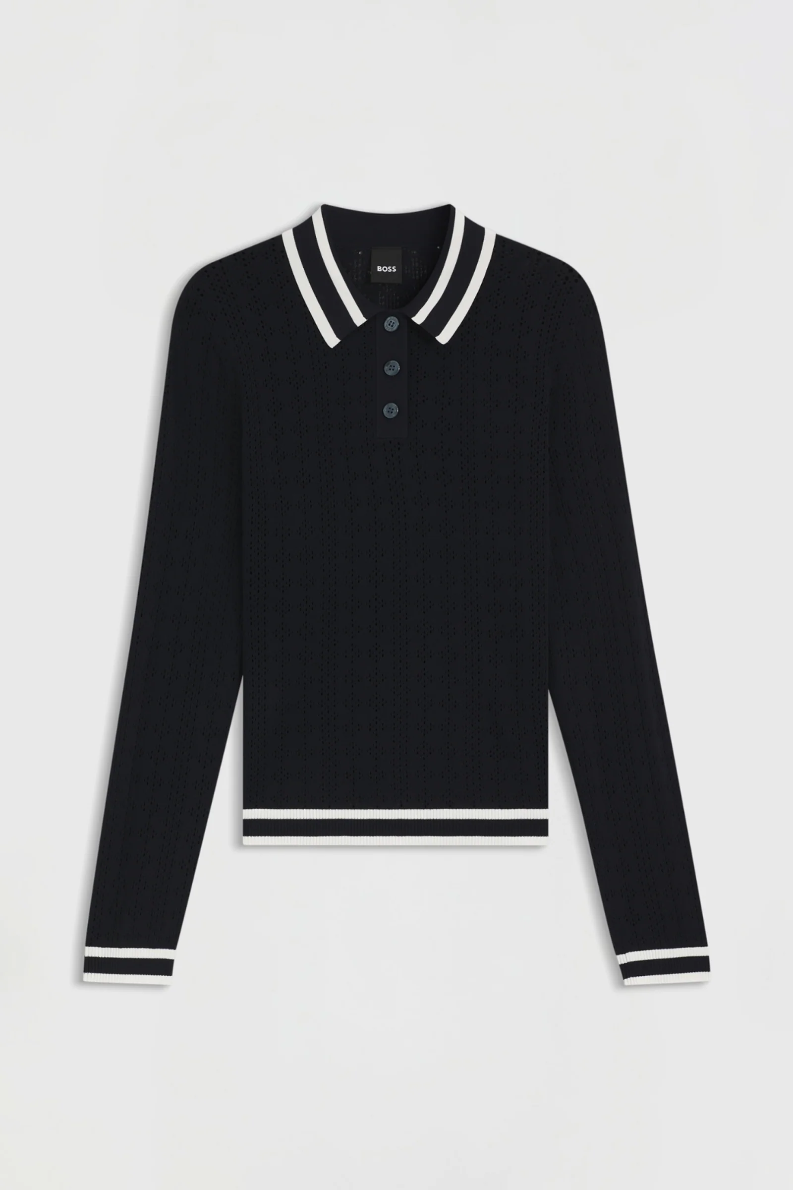 Boss Pam dame strikket polo Ajor Sky Captain M