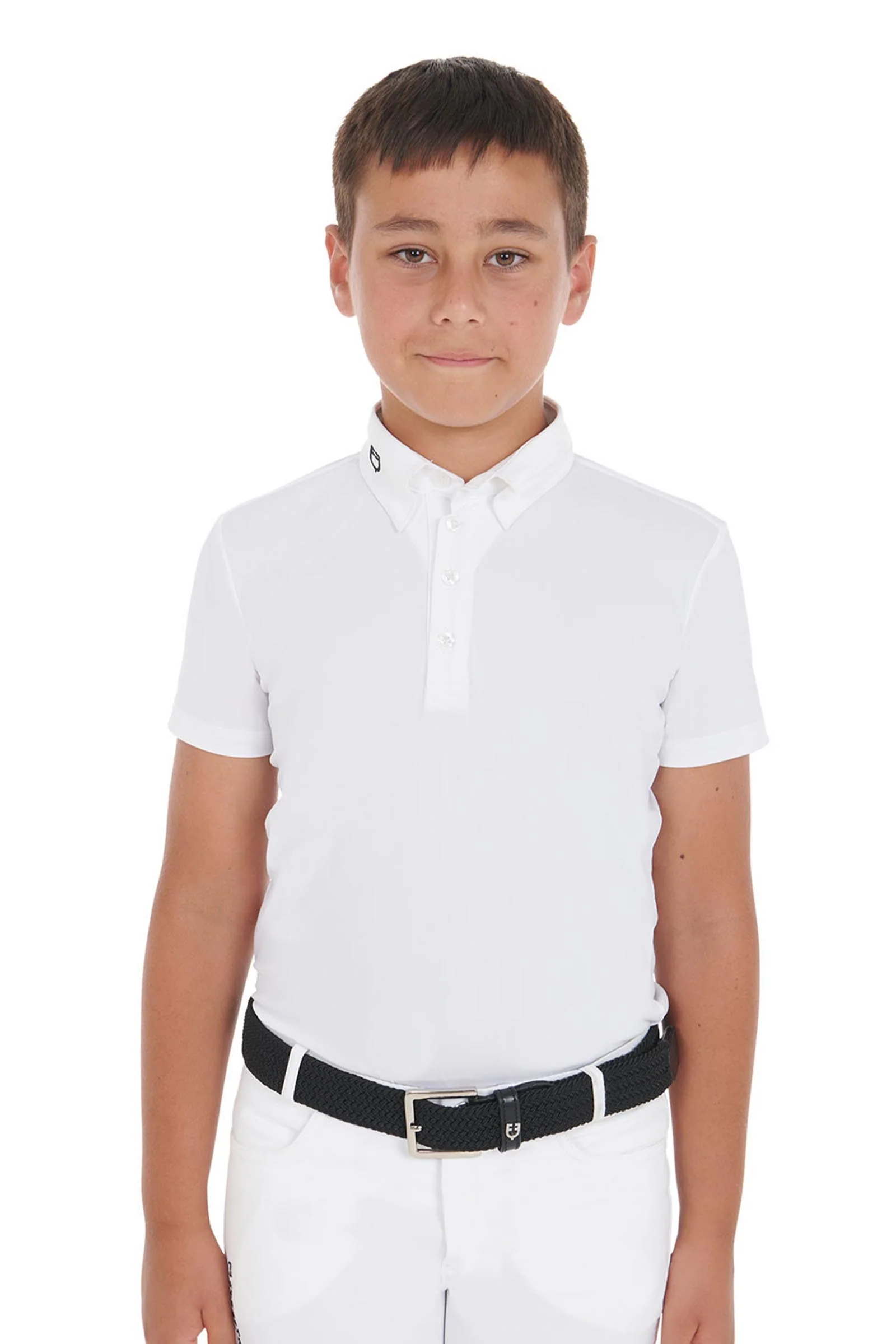 gutt stevnepolo slim fit fire knapper White 010