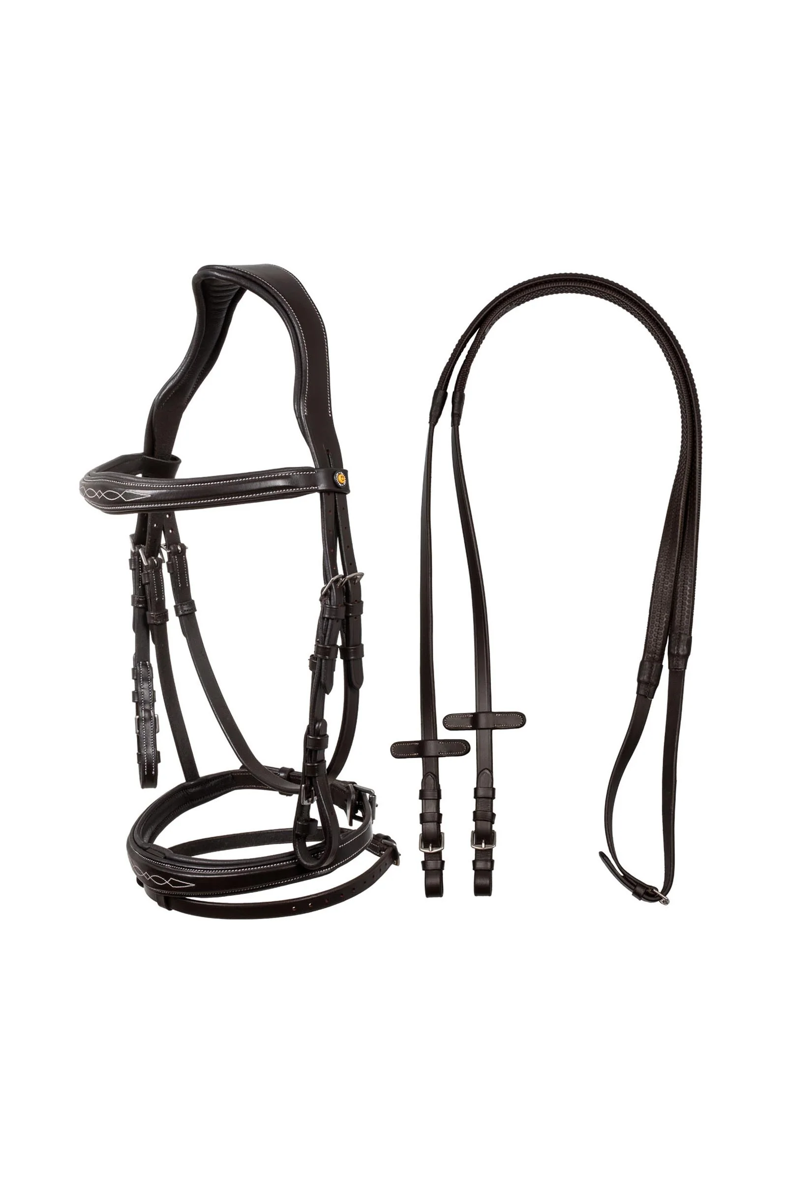 hodelag mykt sydd lær Dark Brown C