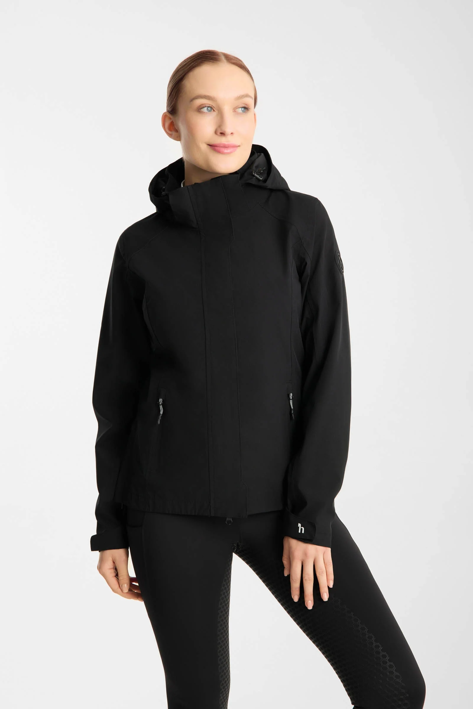 Camila vanntett jakke for dame Black 32