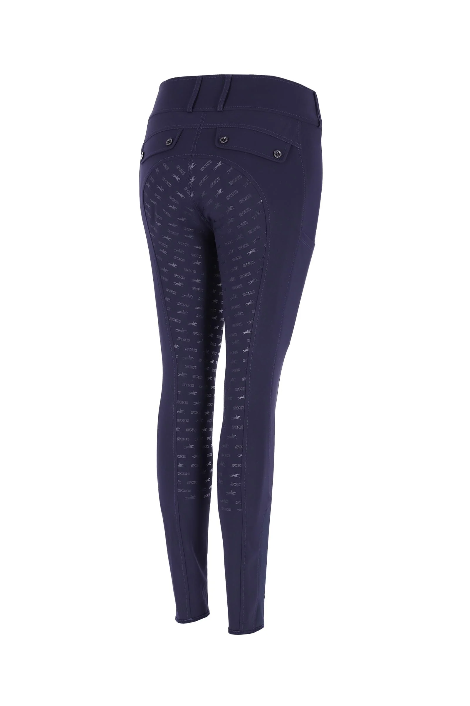 Carola ridebukse med helgrip dame Dark Navy 34