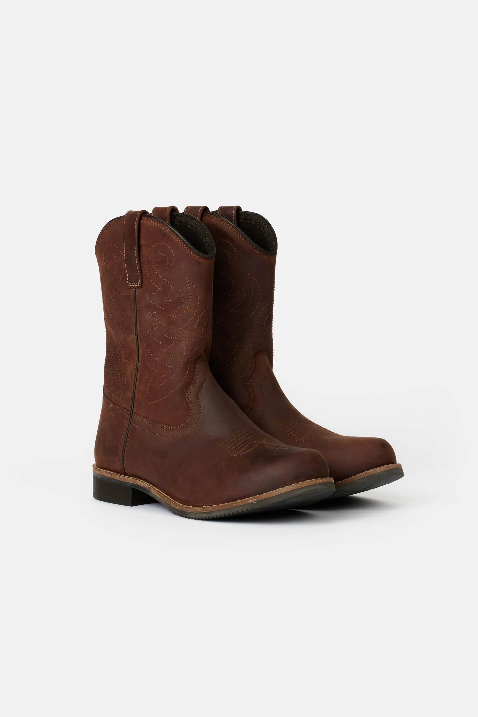 Cassidy westernstøvel i lær Brown 39