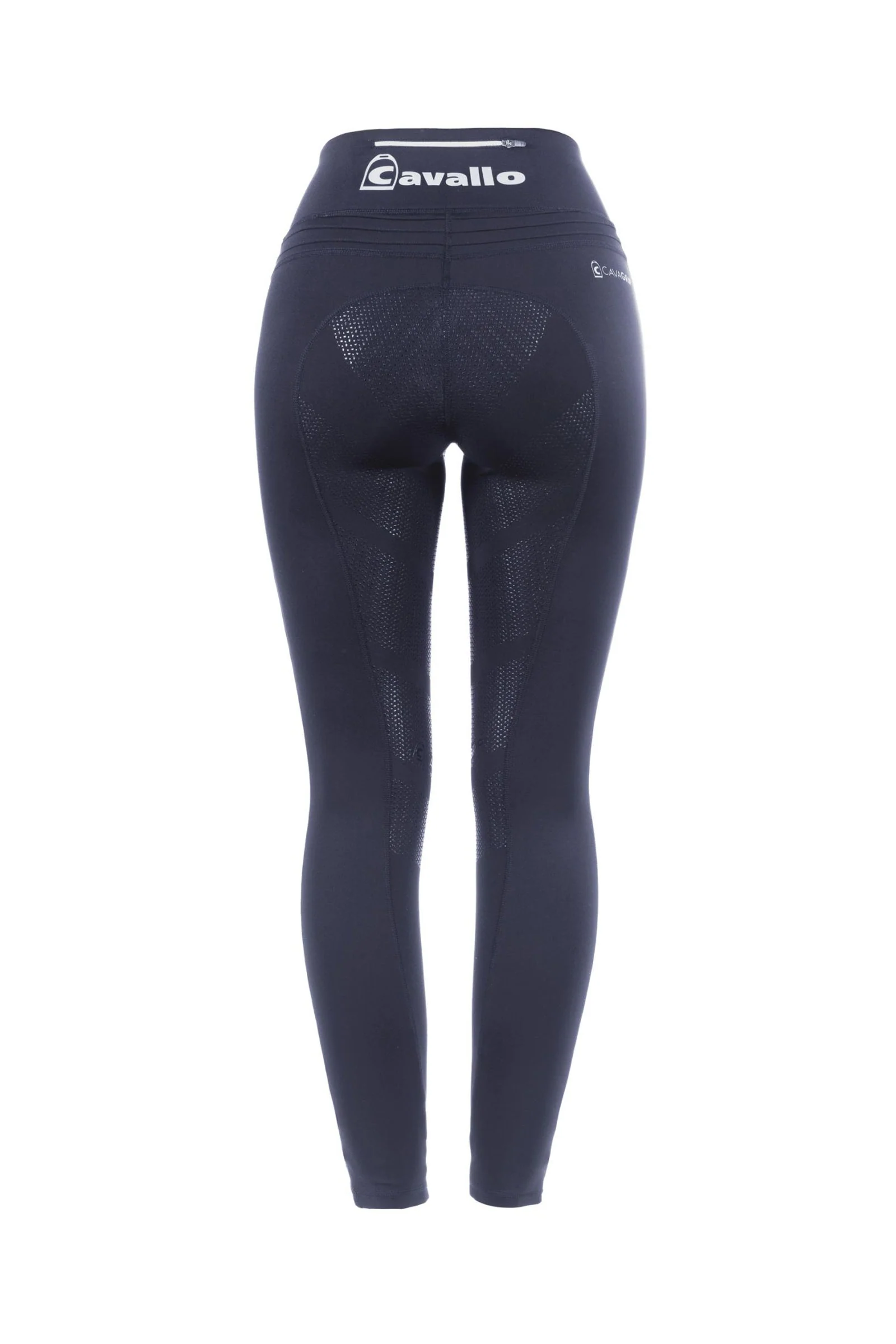 CAVALLIN Grip Junior rideleggings med helforsterket sete Darkblue 140