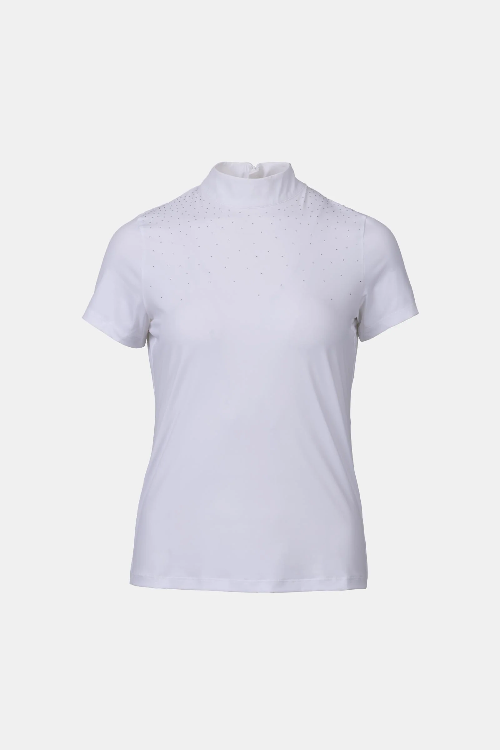 Charlotta stevneskjorte dame kort erme White 36