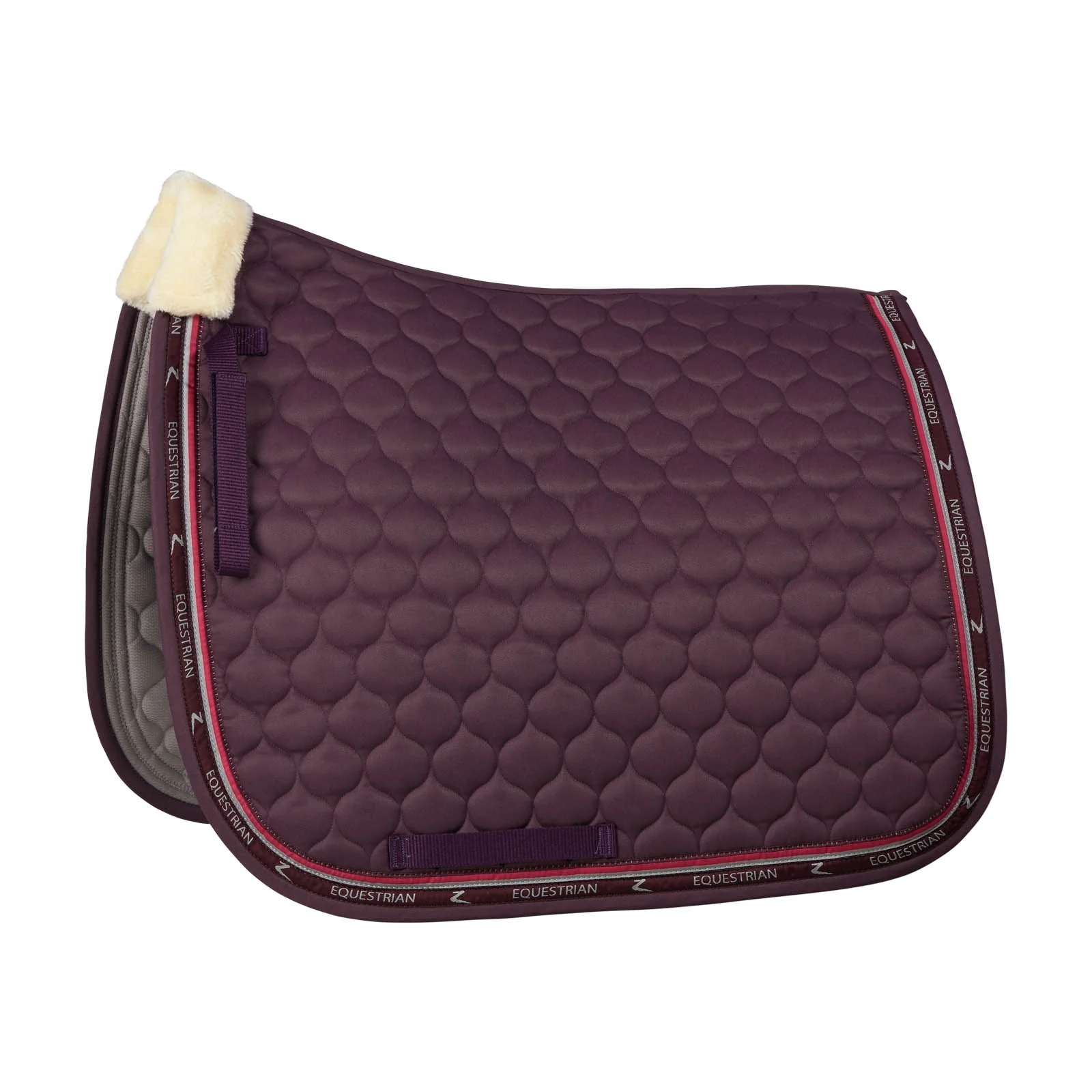 Claremont dressursjabrak med fuskepels Eggplant Dark purple F