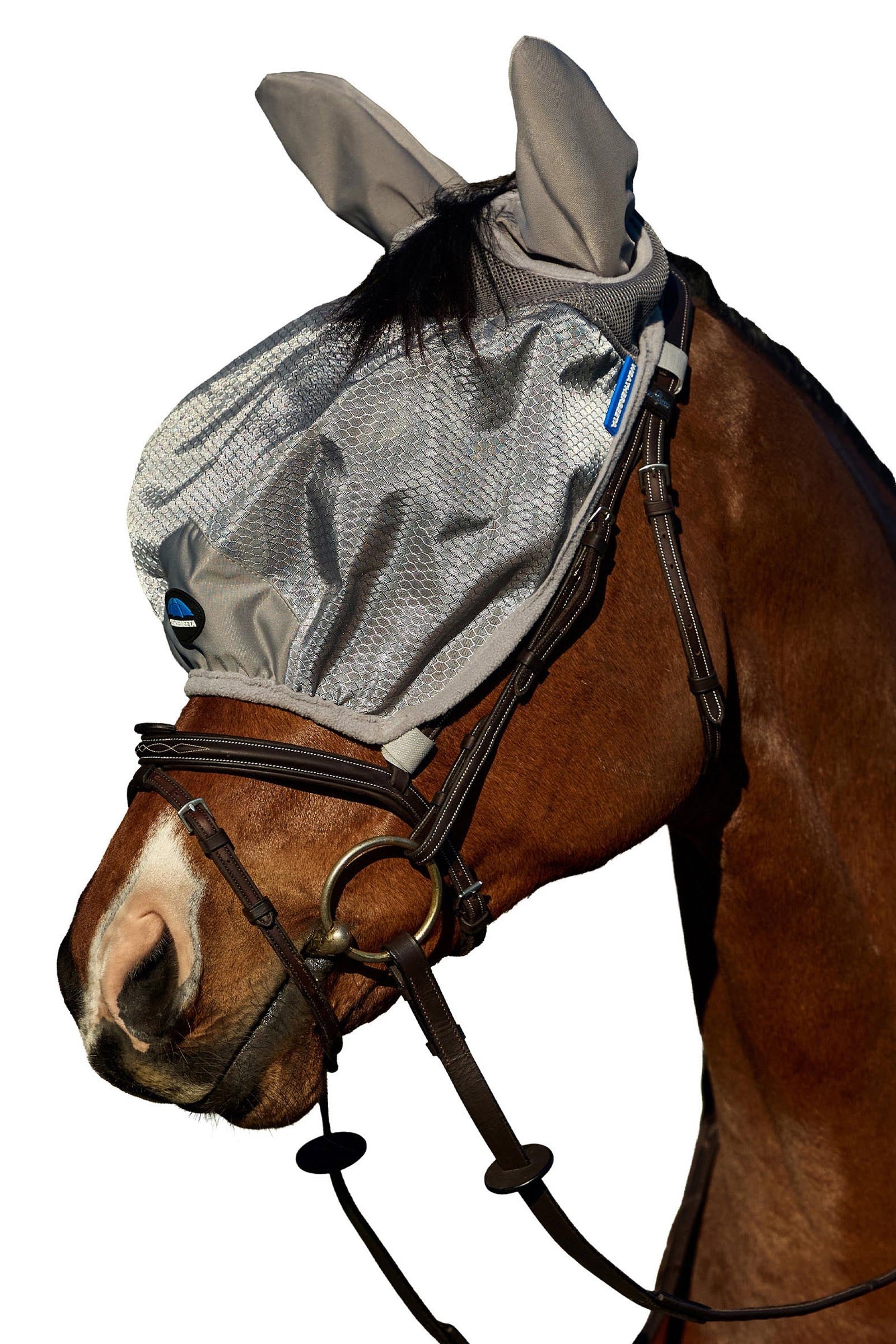 Comfitec Hexi Shield Ride-On Fluemaske Silver S