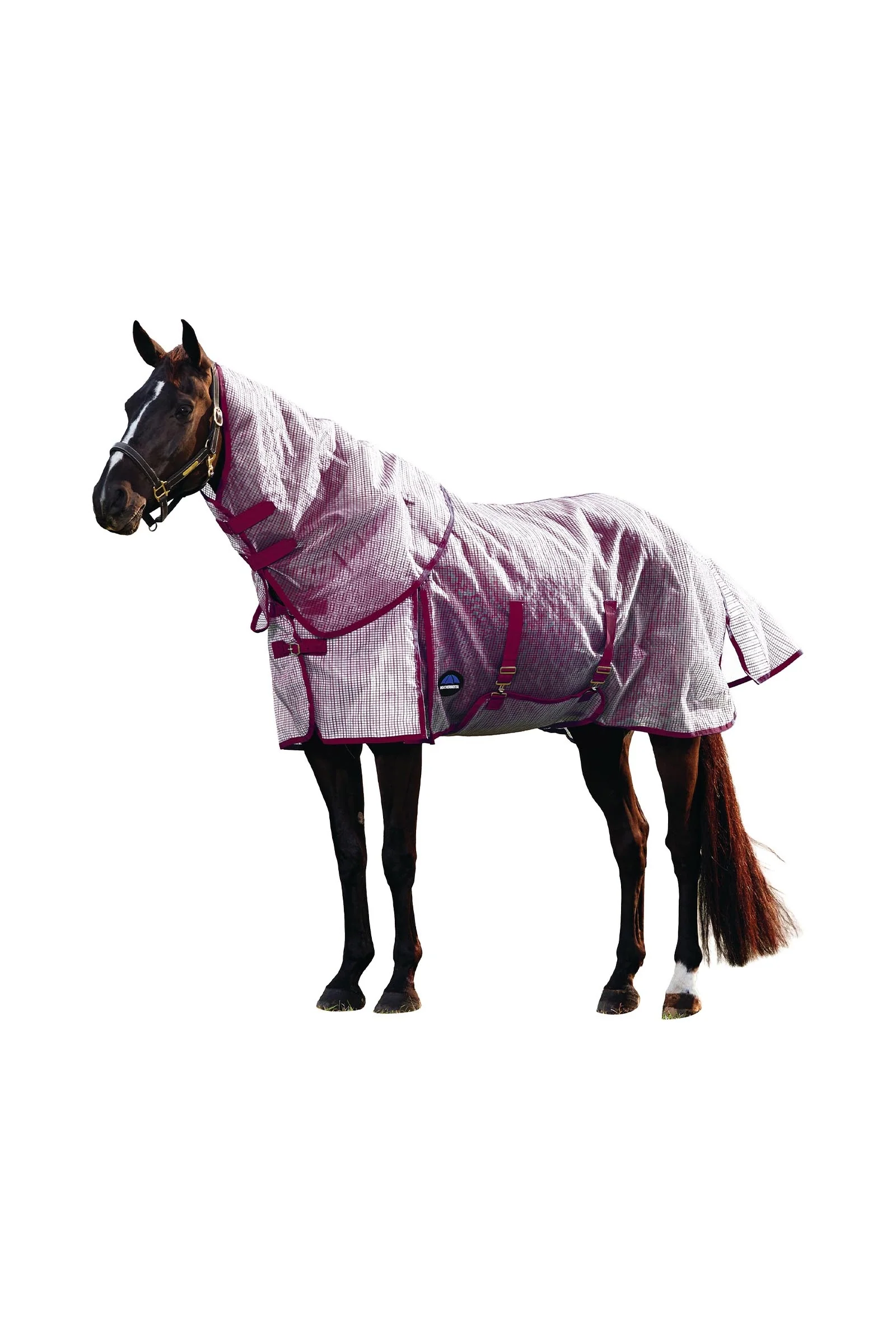 ComFiTec Ripshield Fluedekken med avtakbar hals, 0 g White/Burgundy 125