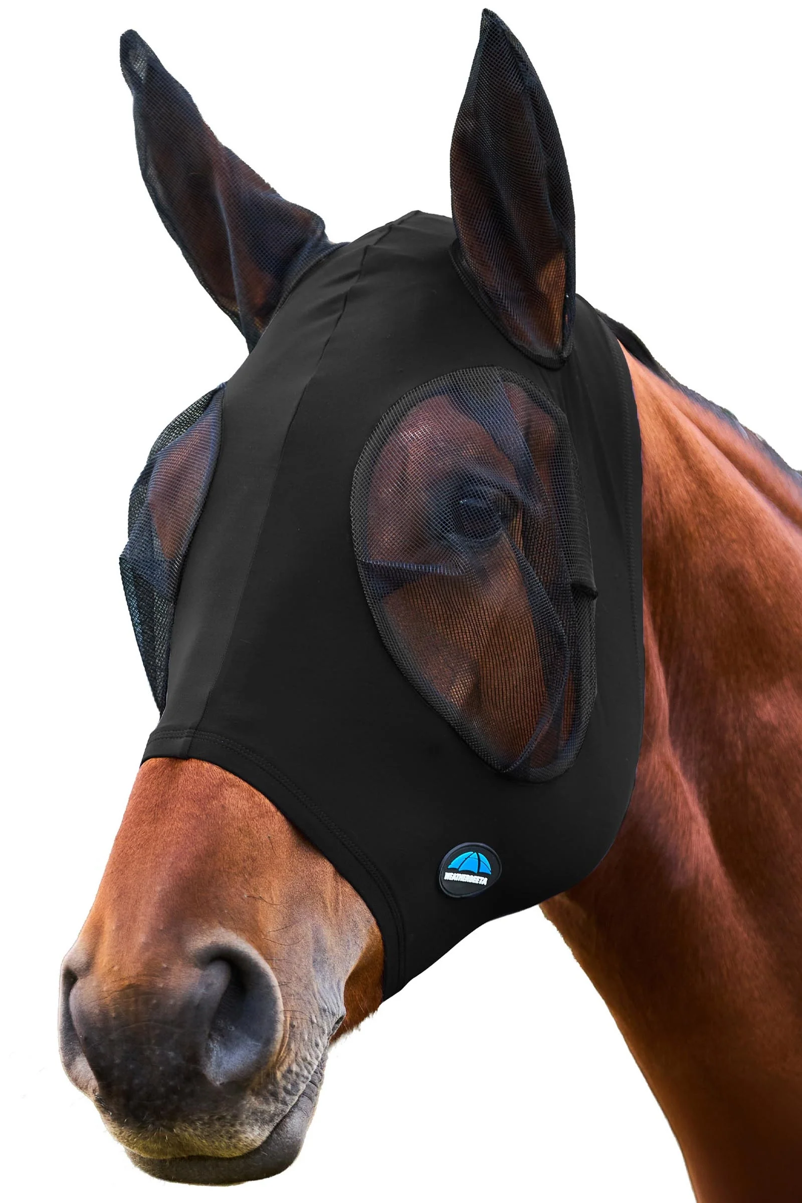 Comfitec Stretch Fluemaske med ører Black/Black XXS
