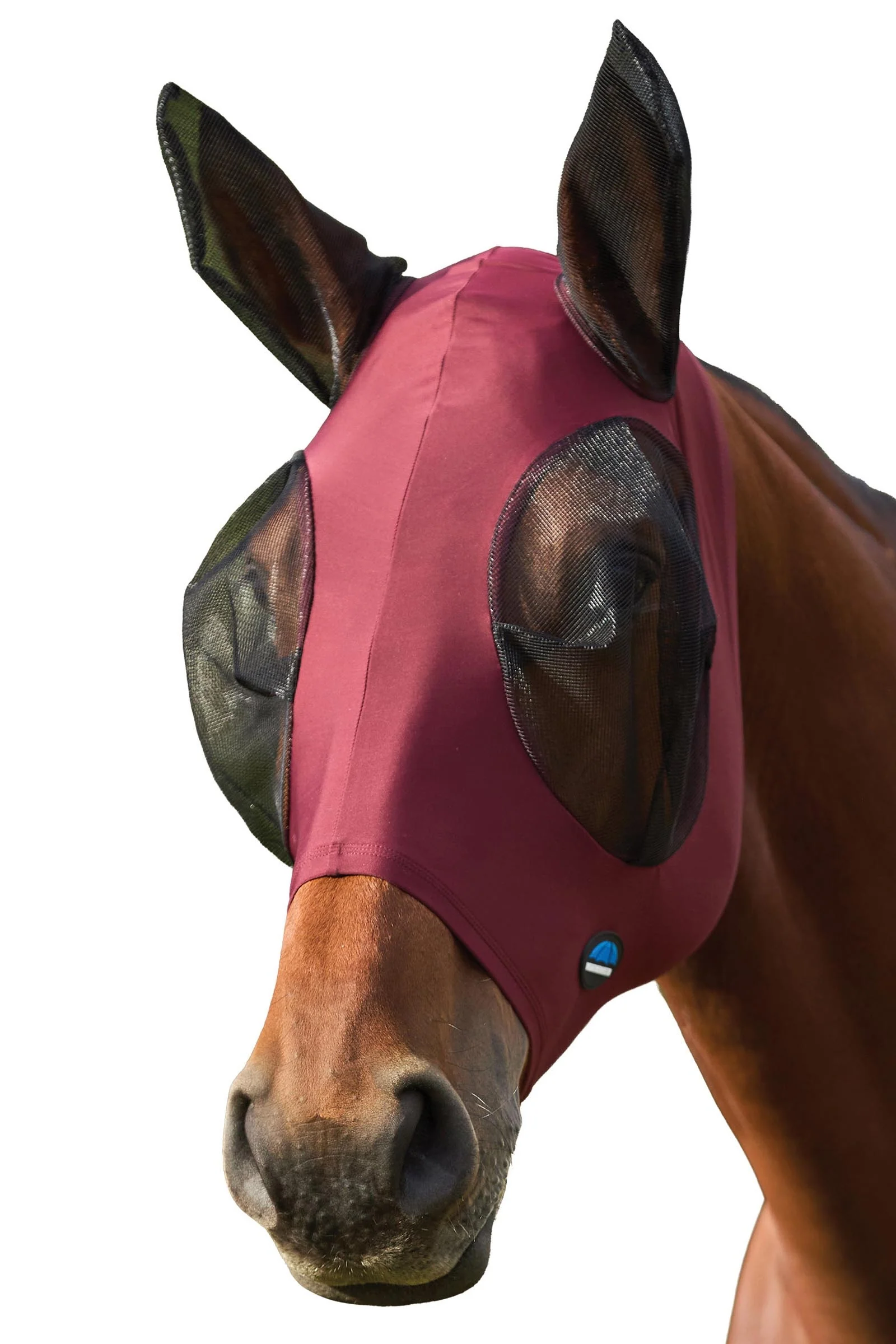 Comfitec Stretch Fluemaske med ører Burgundy/Black M
