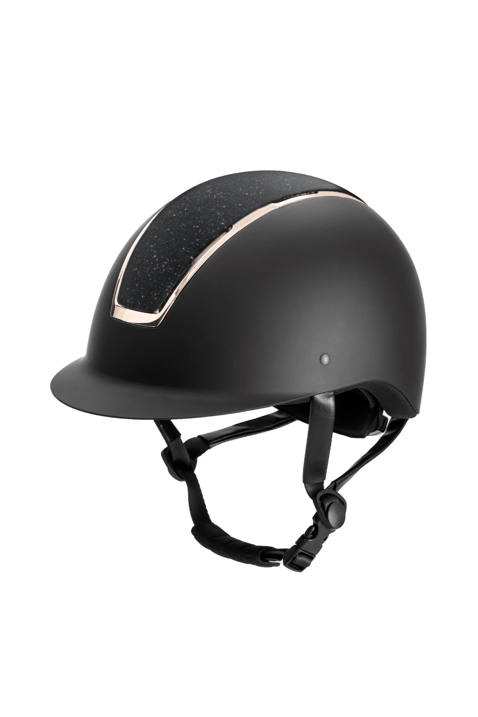 Comfort Jewel ridehjelm Black/Rosegold/ Black L