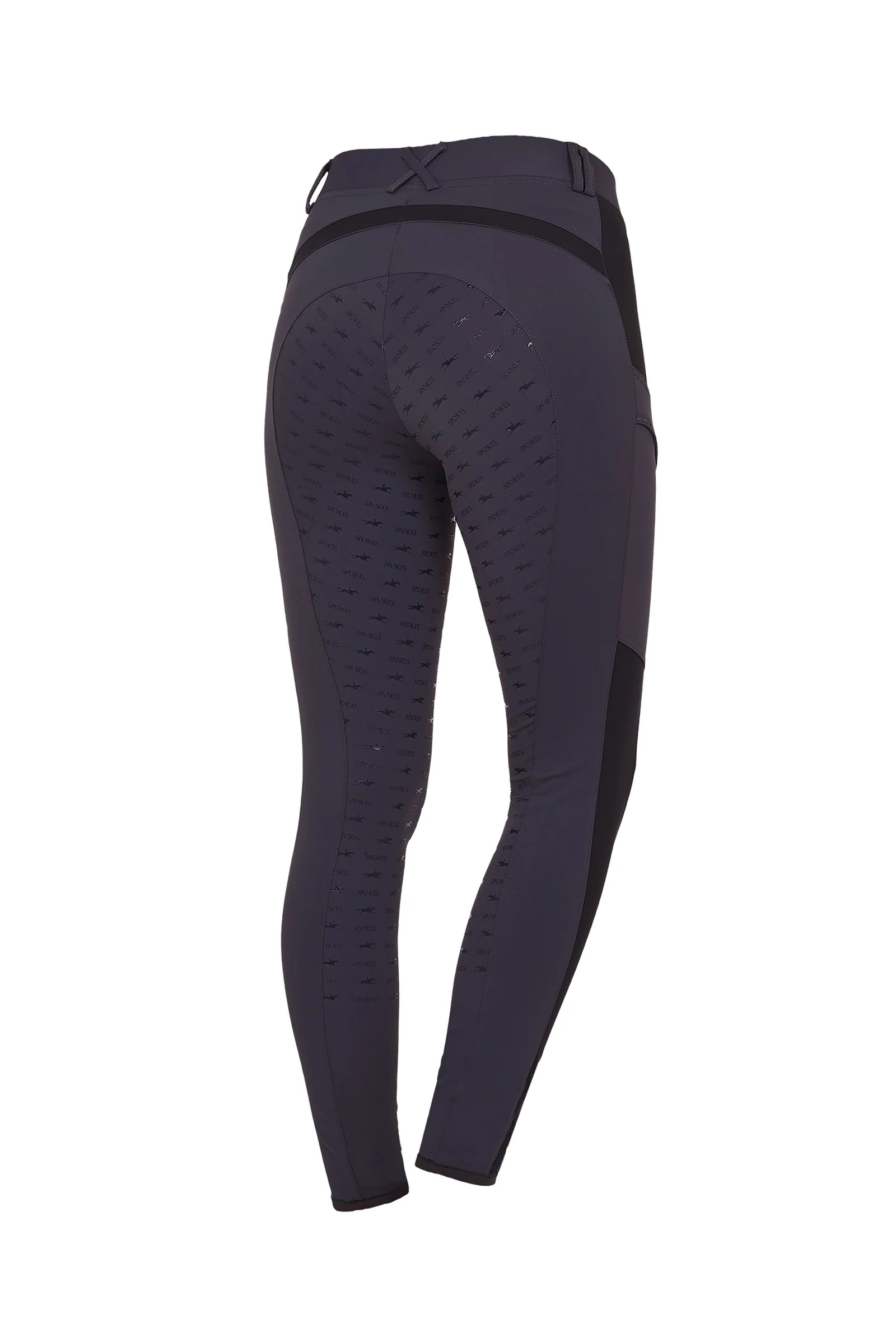 Comfy helforsterkede ridetights til dame Dark Blue 32