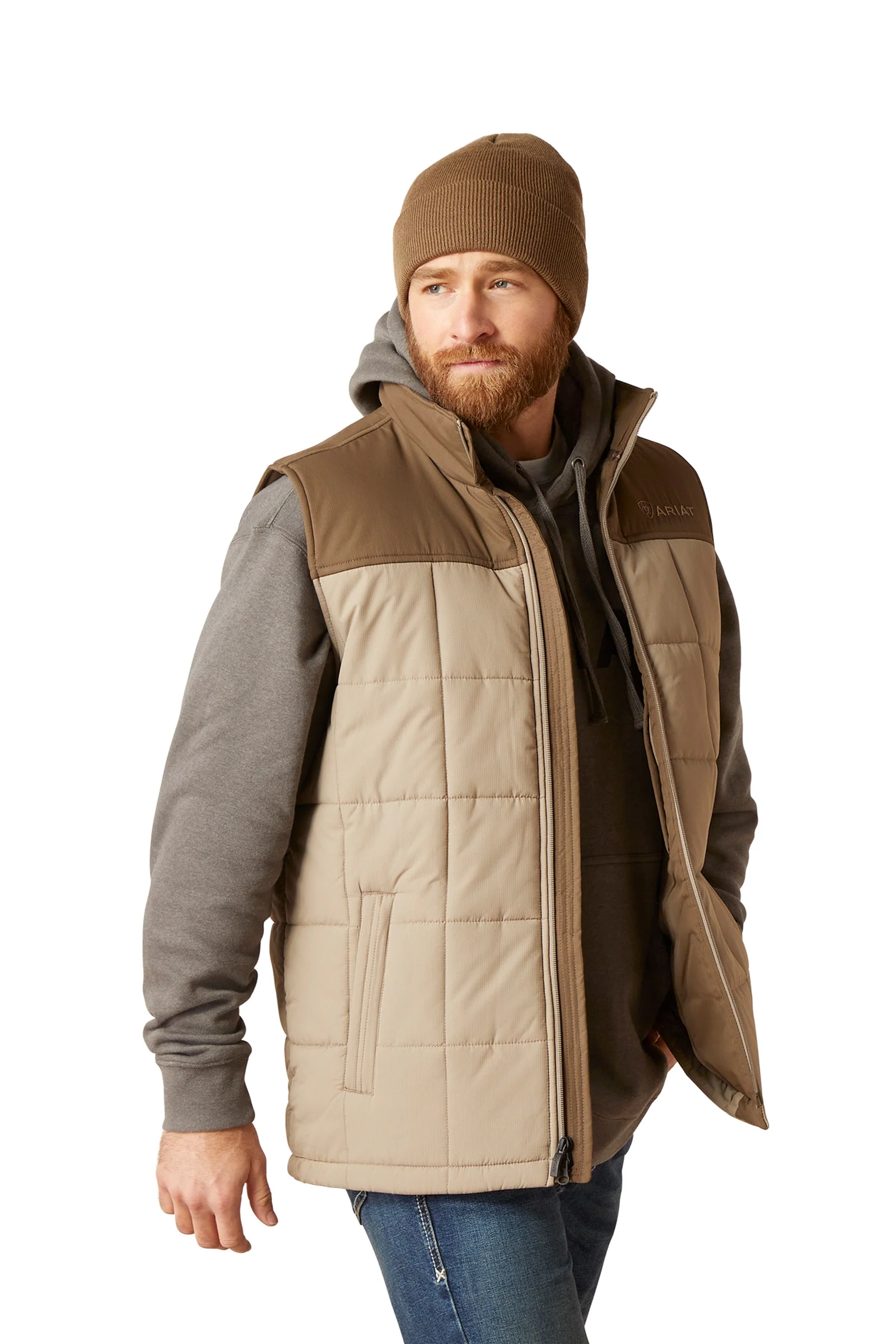 Crius isolert vest for menn Brindle/Major Brown M