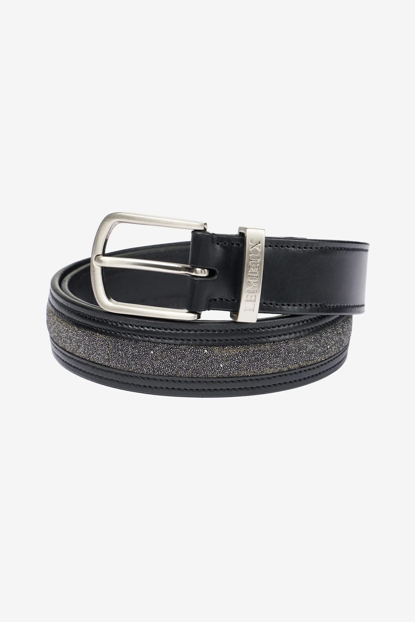 Crystal Insert Belte Black S