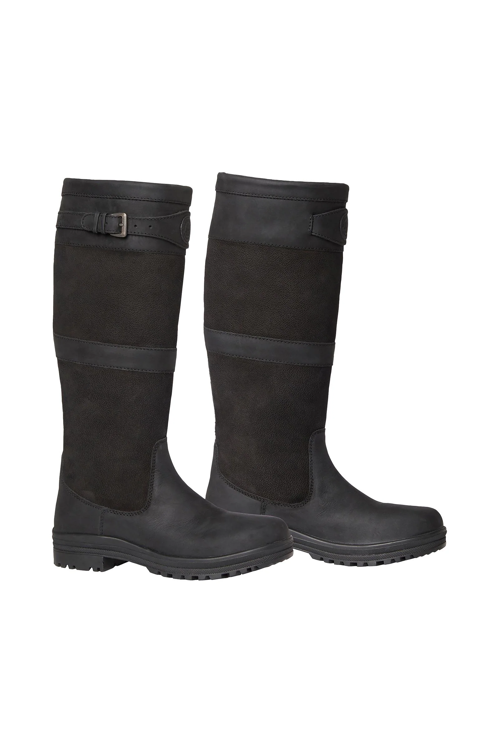 Cumberland dame høye ridestøvler Black 40 Regular XX-Wide