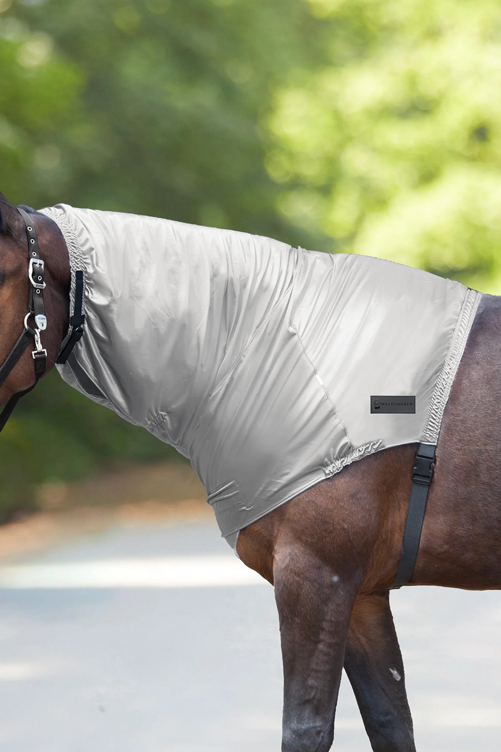 eksem halsdel Silver Grey P