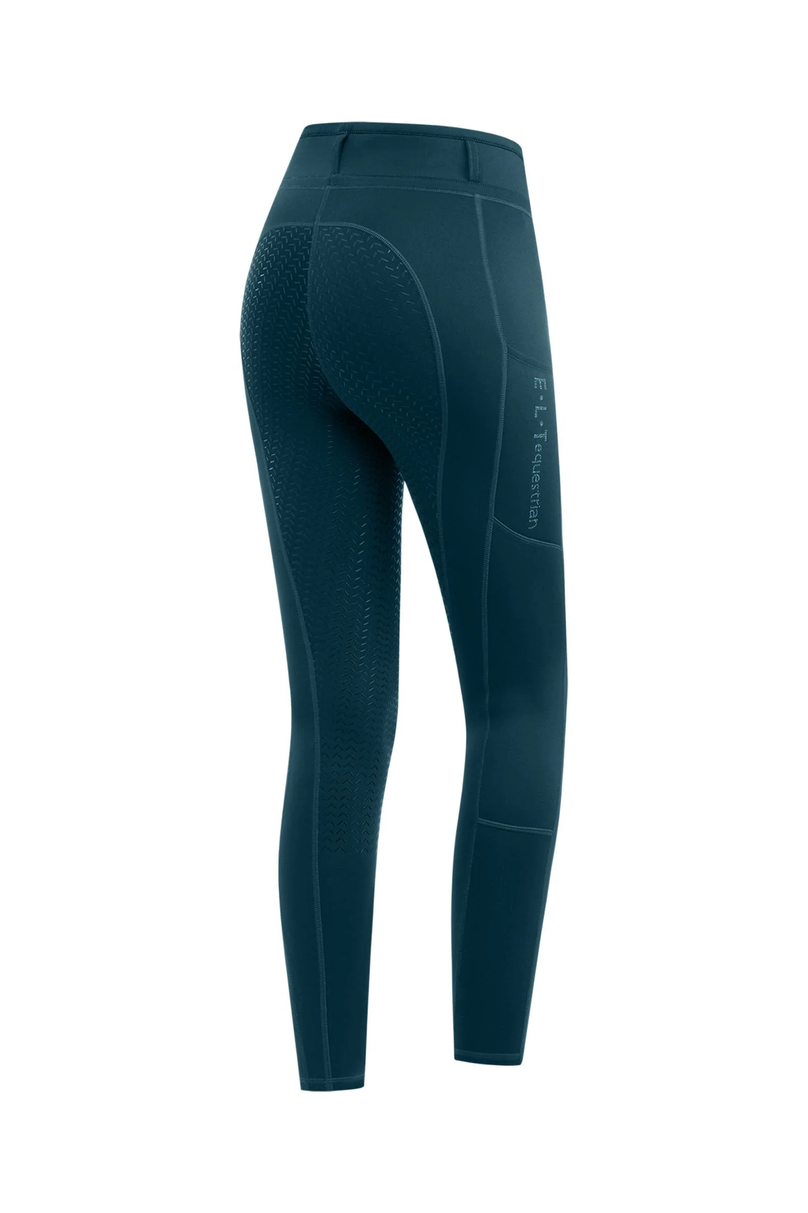 Ella Glam Barn Ridetights Petrol Blue 164