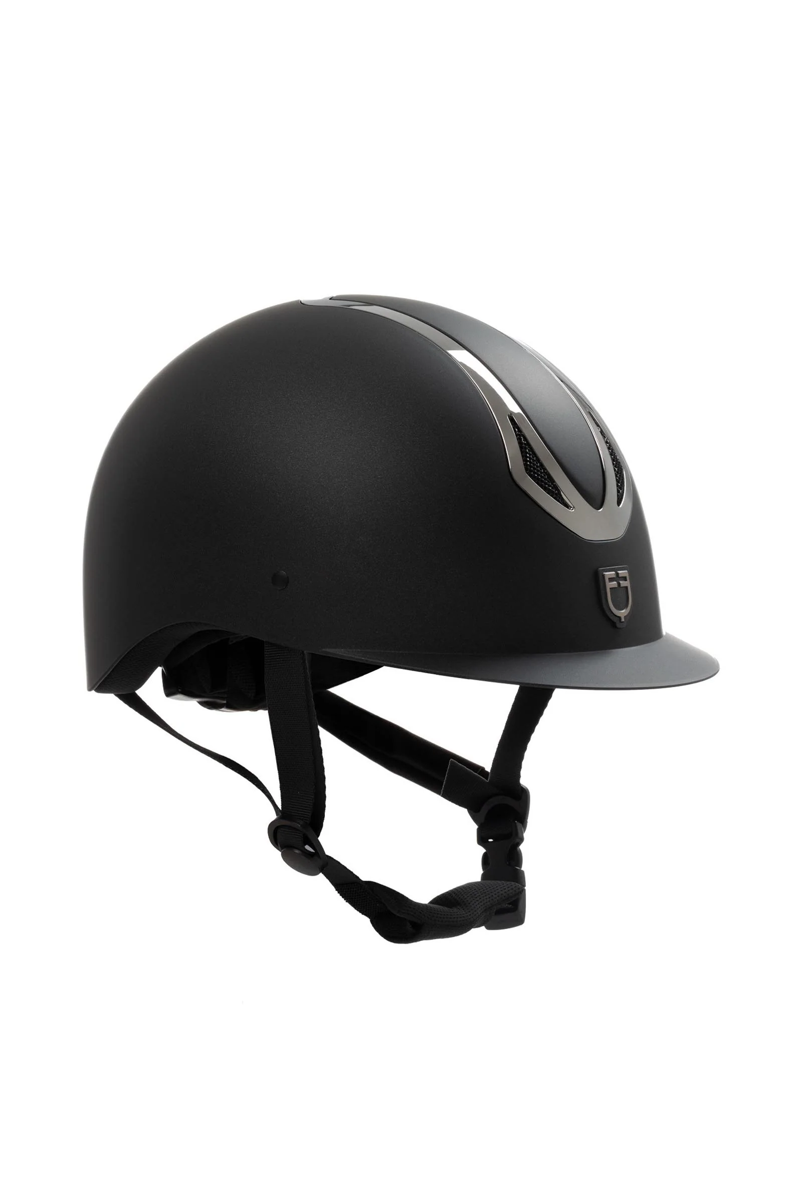 Equestro Azael unisex ridehjelm Black/Gunmetal 55-57