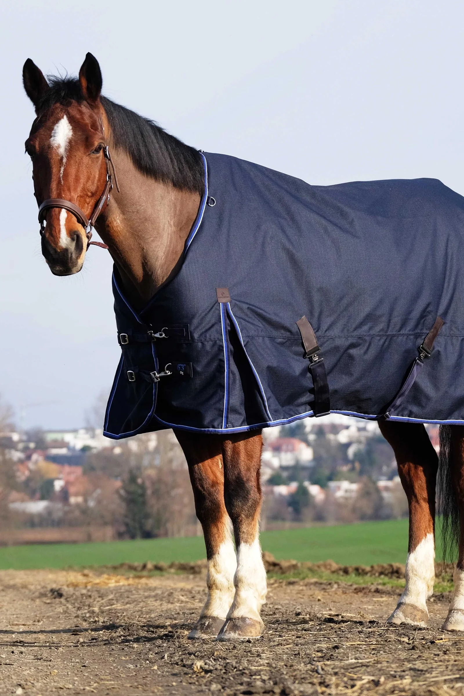 Classic 1200D utedekken, 100 g Navy 165
