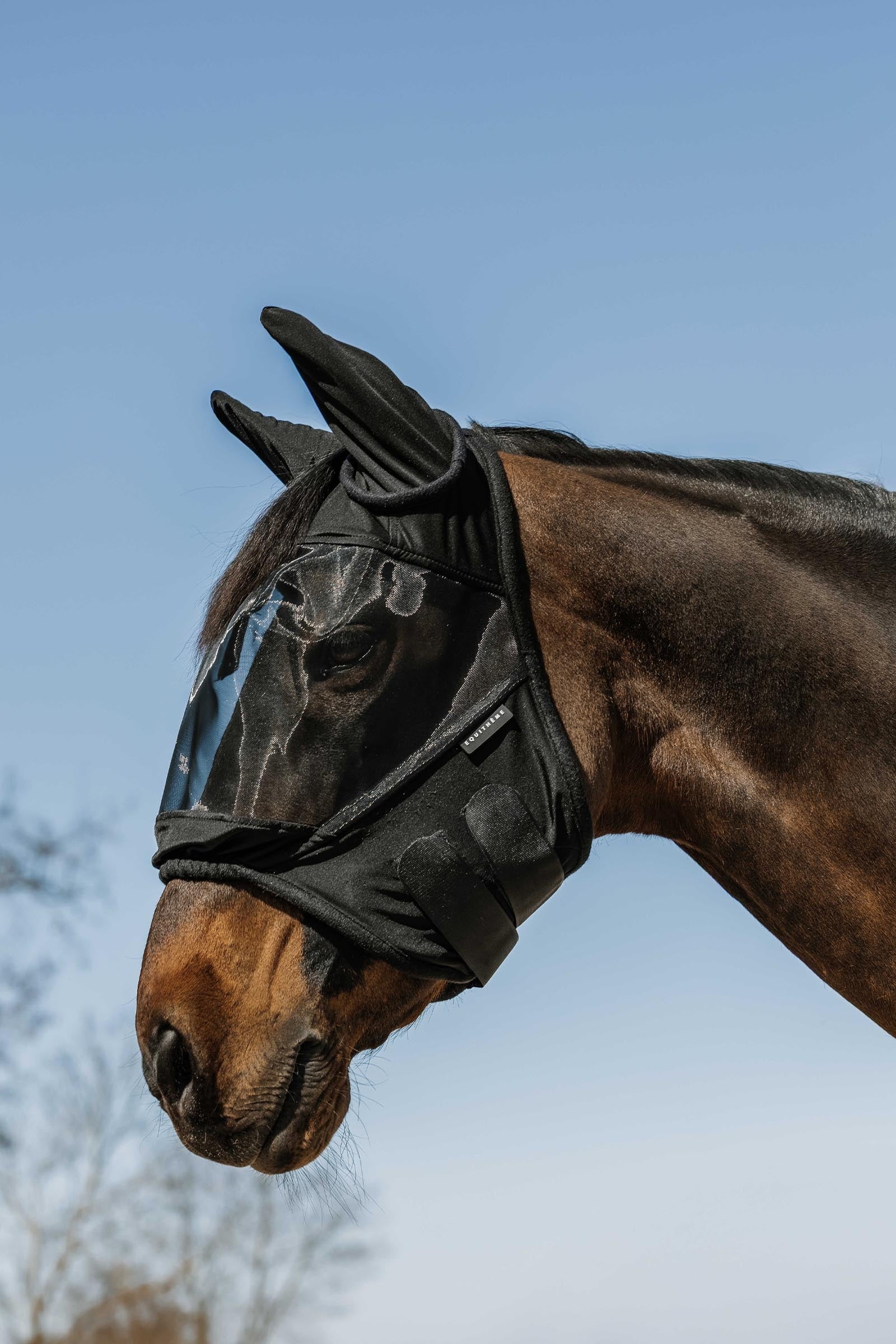 Doux fluemaske / UV-maske Black L