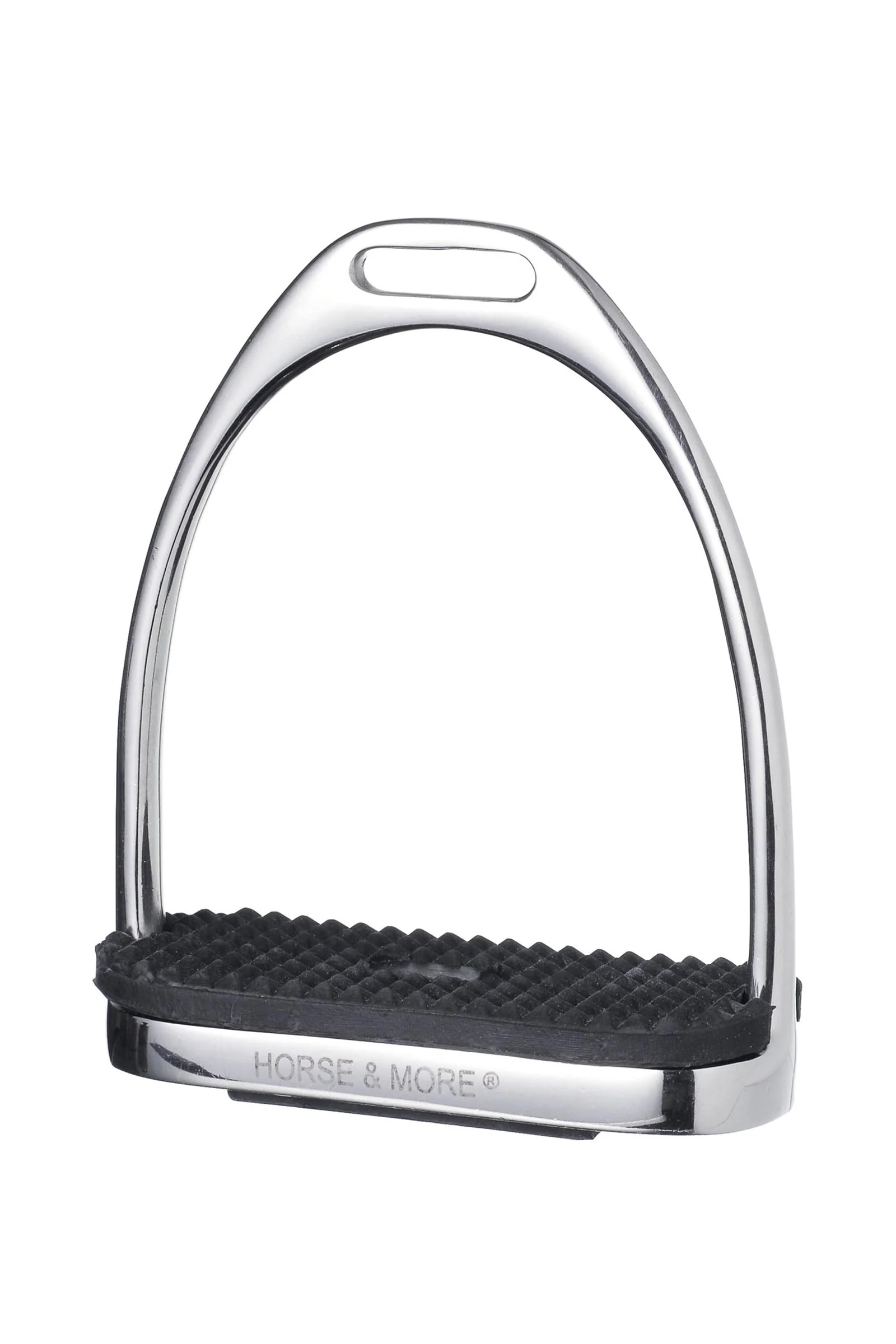 Fillis stigbøyler, svart tråflate Metall 130 mm