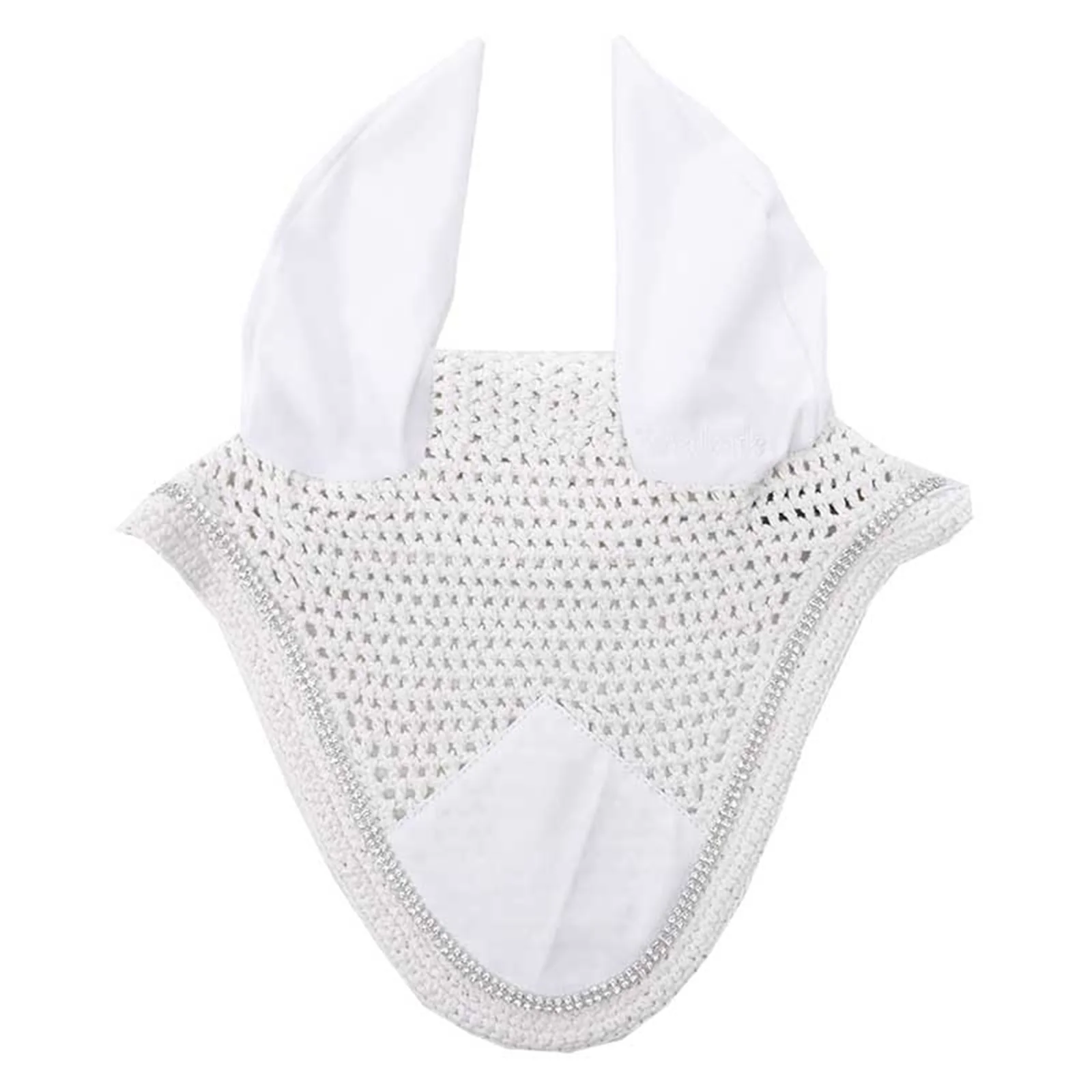 ørehette med rhinestones WH/AB P