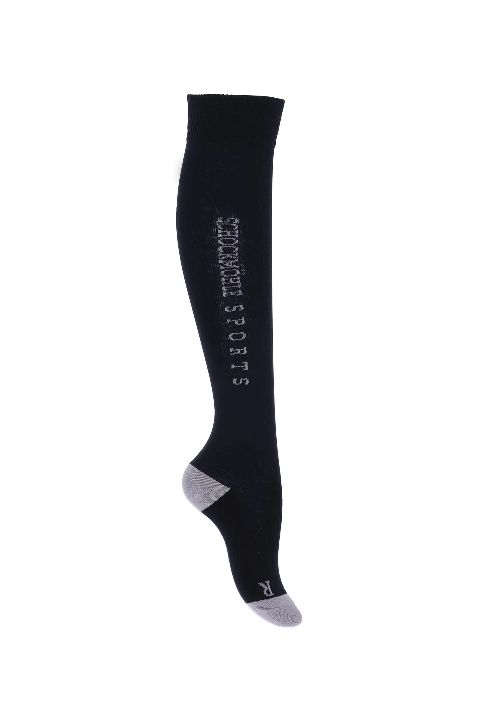 Funksjonelle Sporty Sokker Stil Graphite Én størrelse
