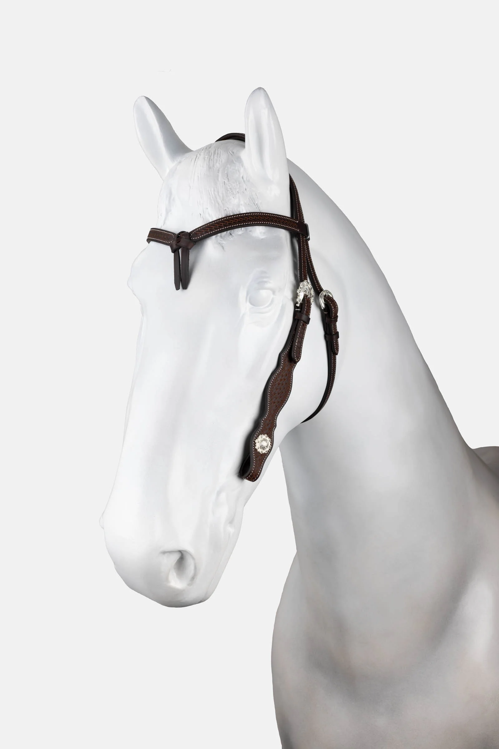 Futurity westernhodelag med knutegrime og conchos Brown C