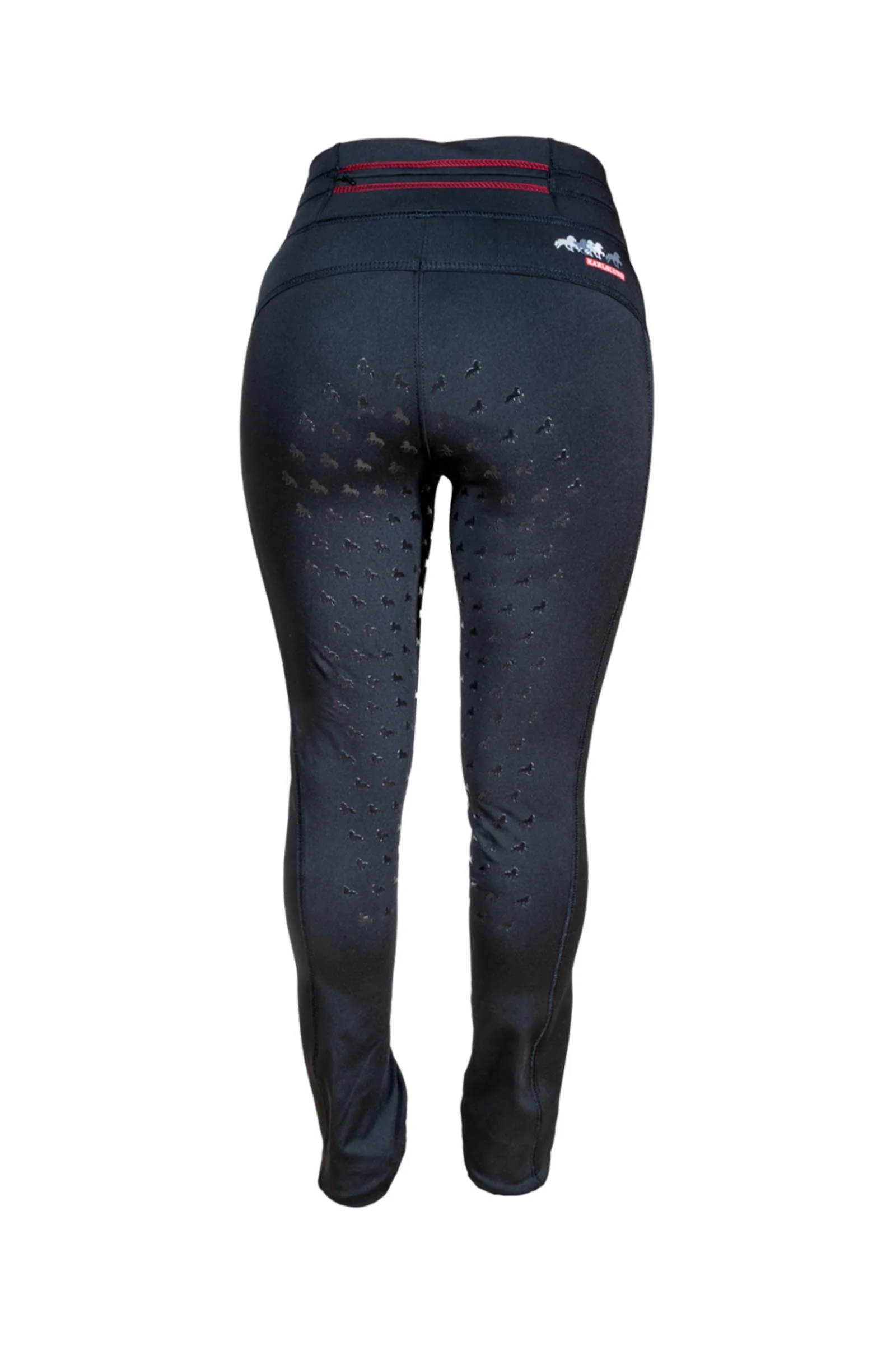 Galdur Barn jodhpur ridetights full grip Black 152