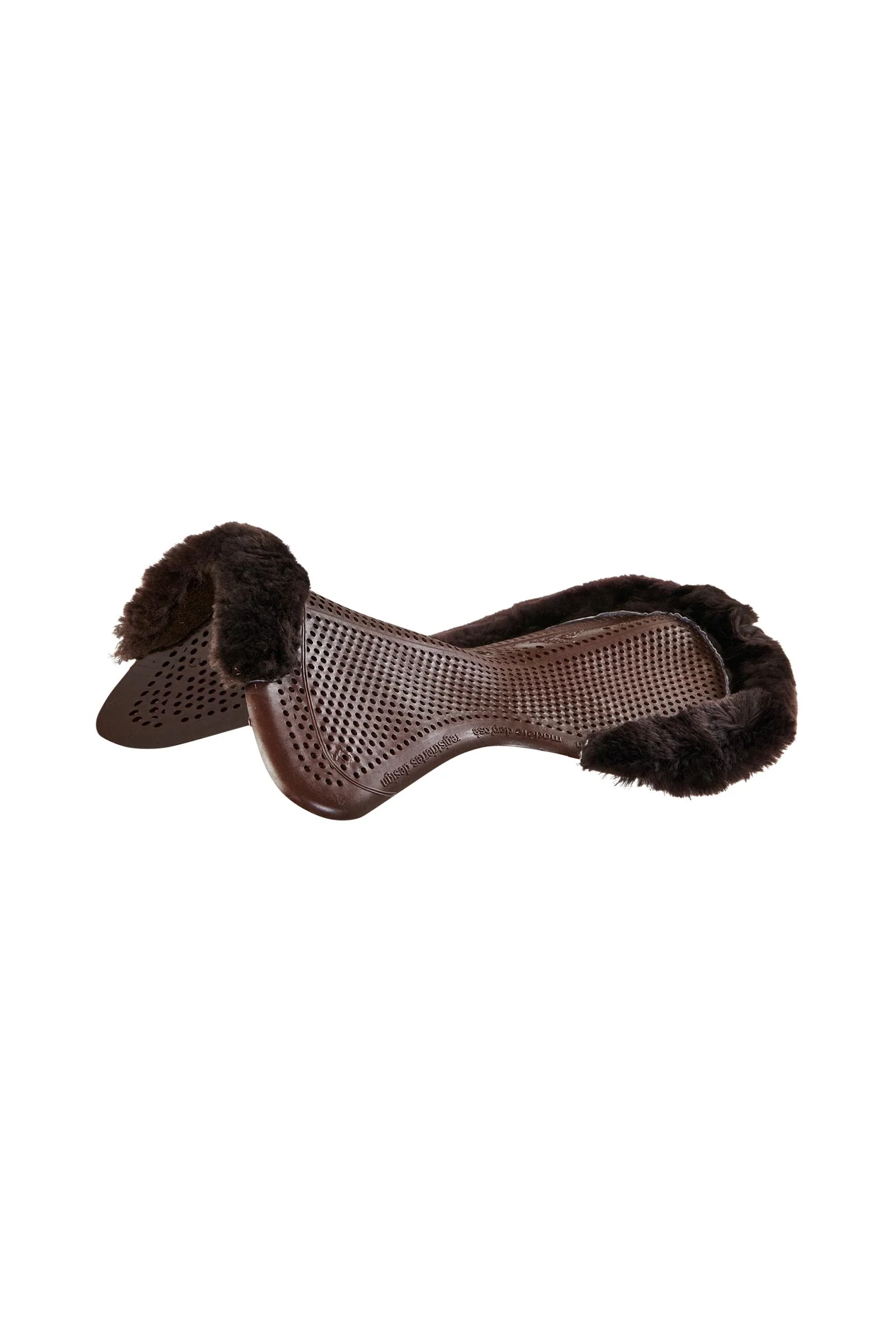 Gel Sklisikker Classic Pony med lammeskinn halv utskjæring Brown/Brown L