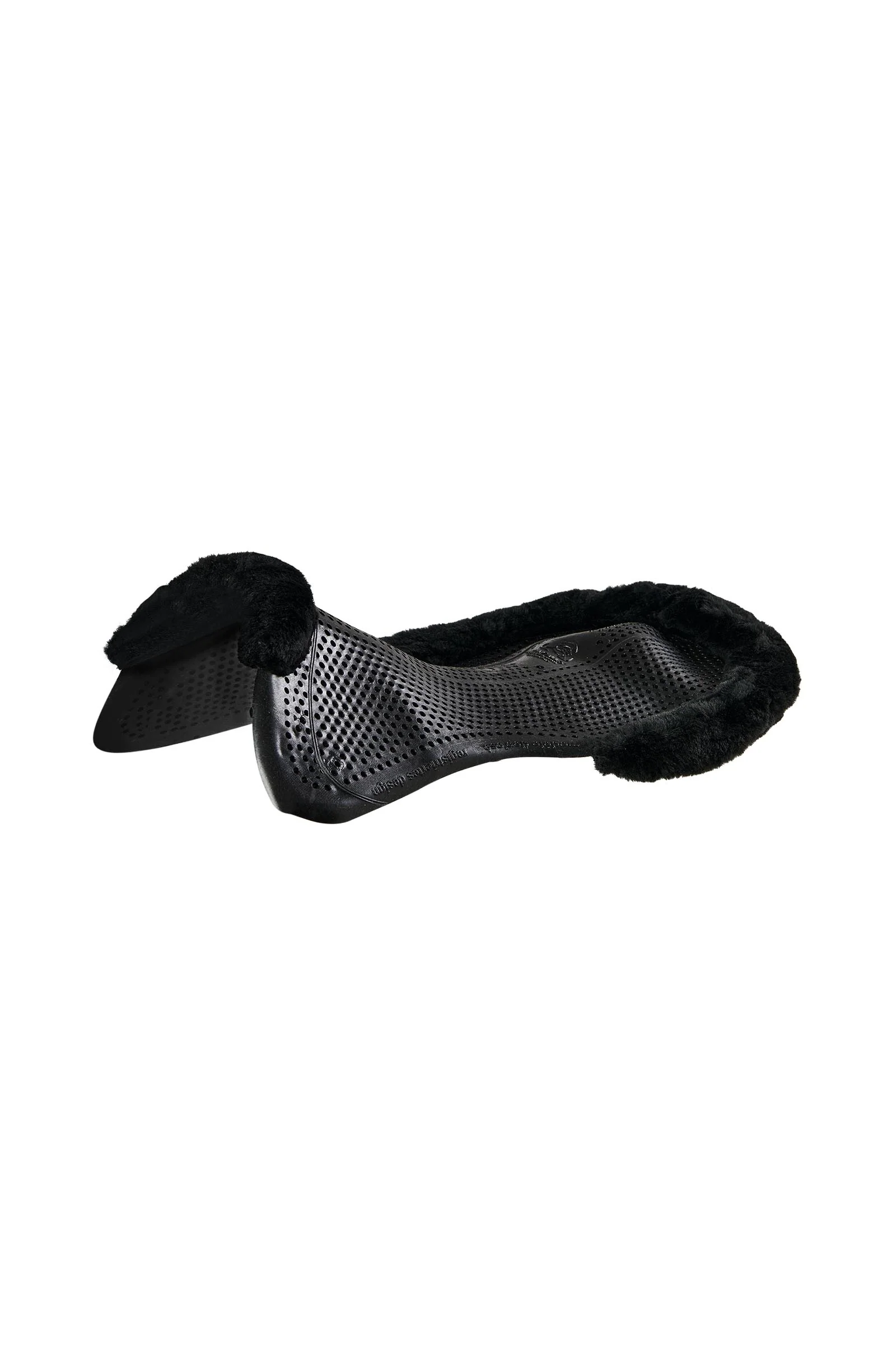 Gel Sklisikker Classic med kunstig lammeskinn flat Black/Black M