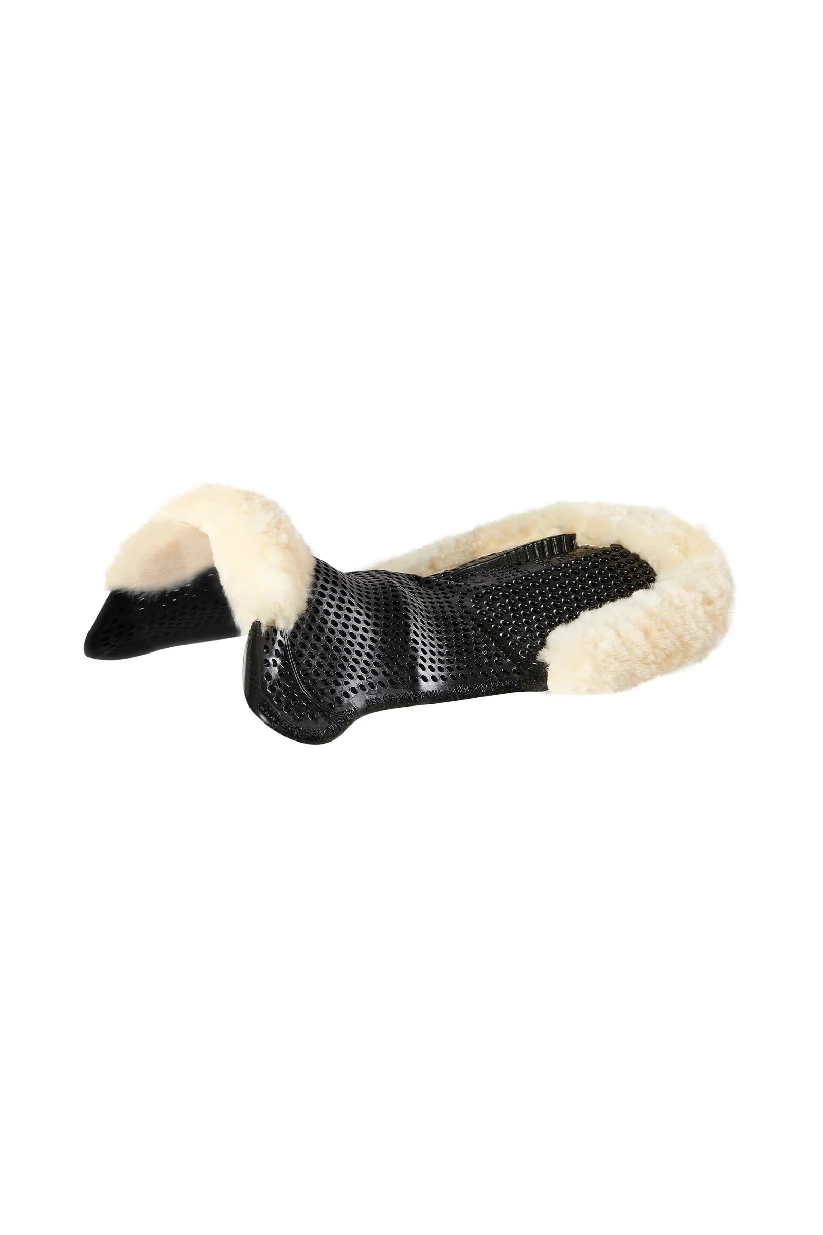 Gel Nonslip Classic med Saueskinn-utsnitt bakre riser Black/Natural Én størrelse