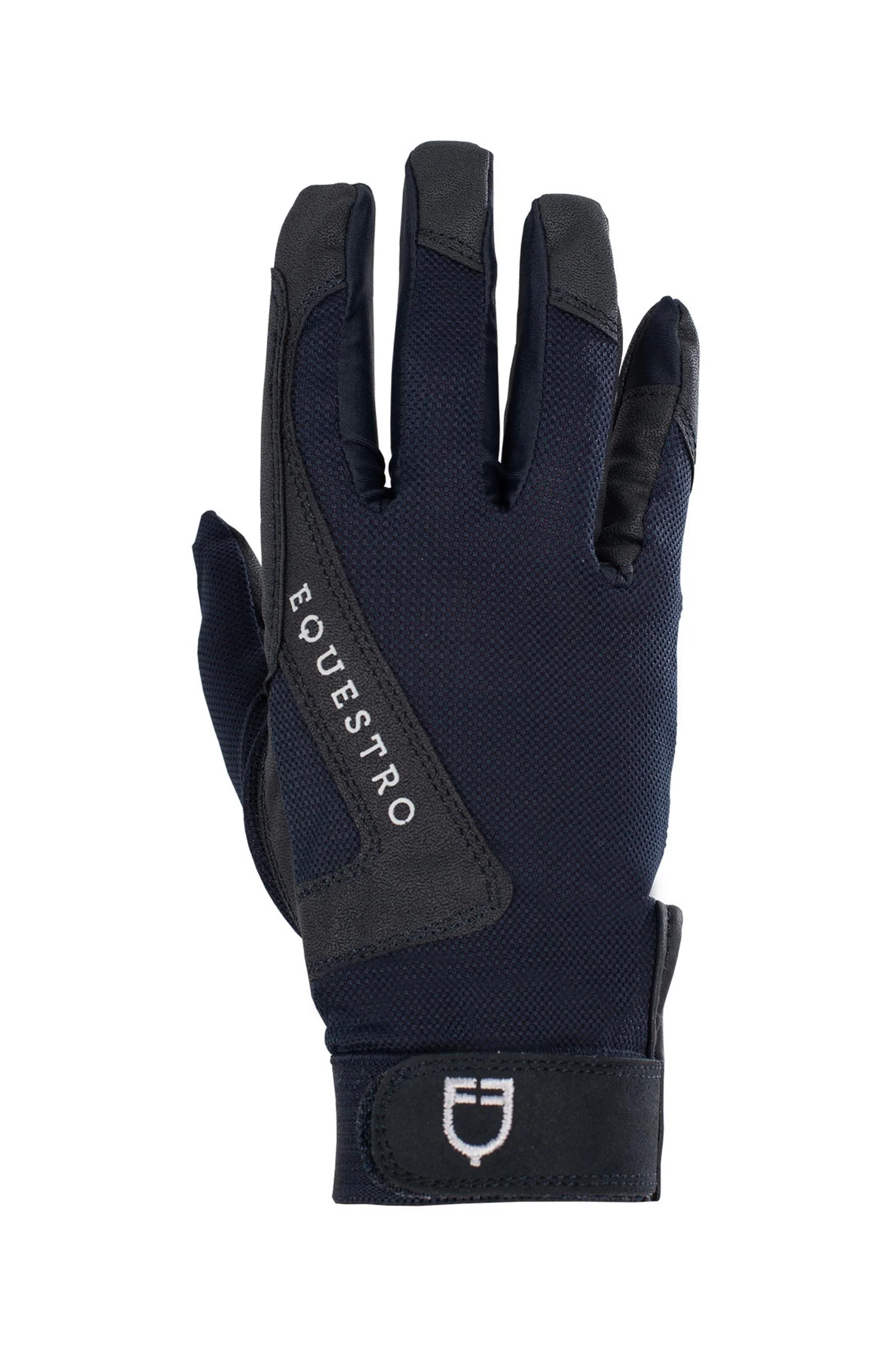 ridehansker teknisk materiale Navy M
