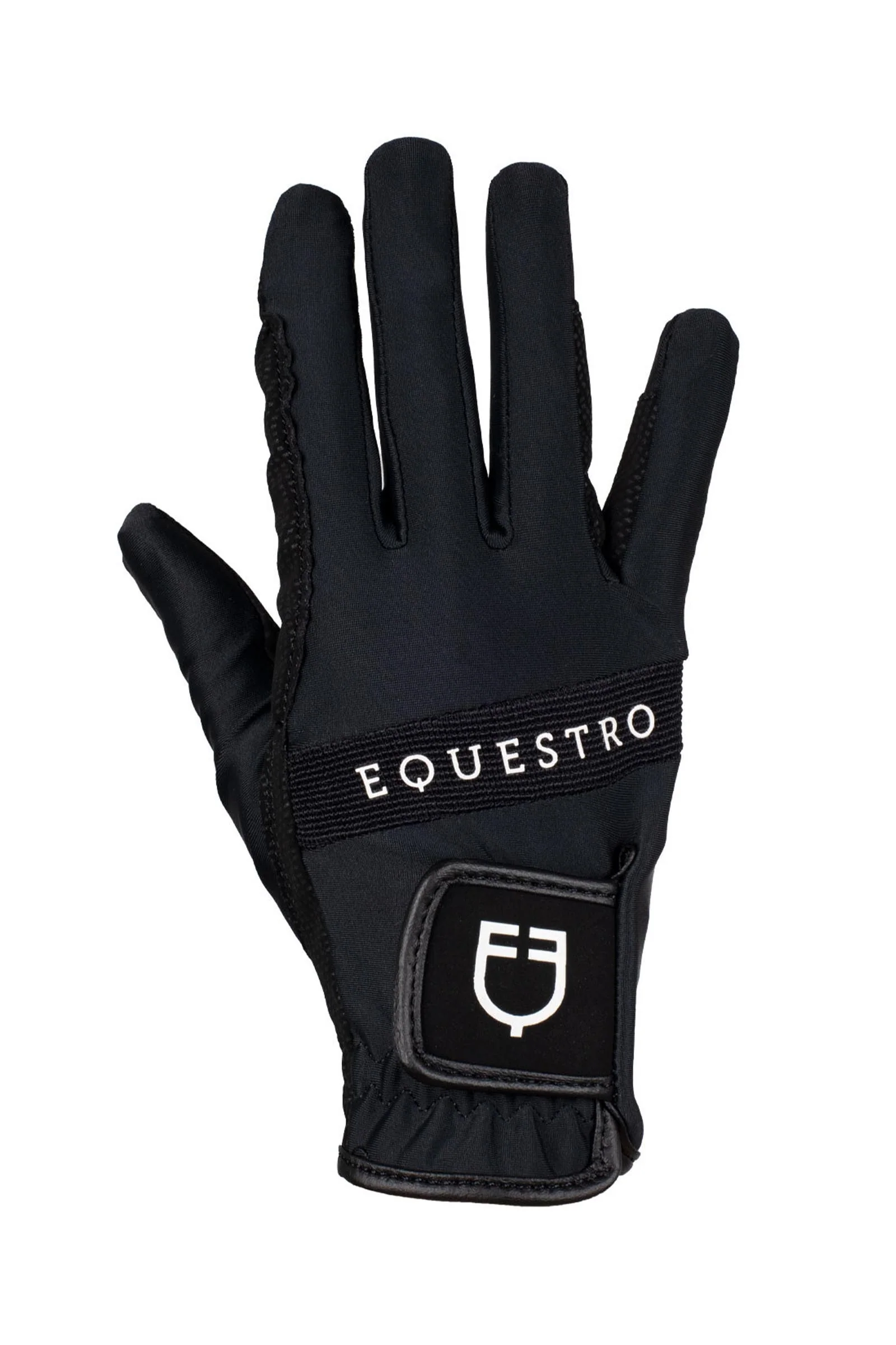ridehansker i teknisk materiale med flerfarget logo Black/White 6