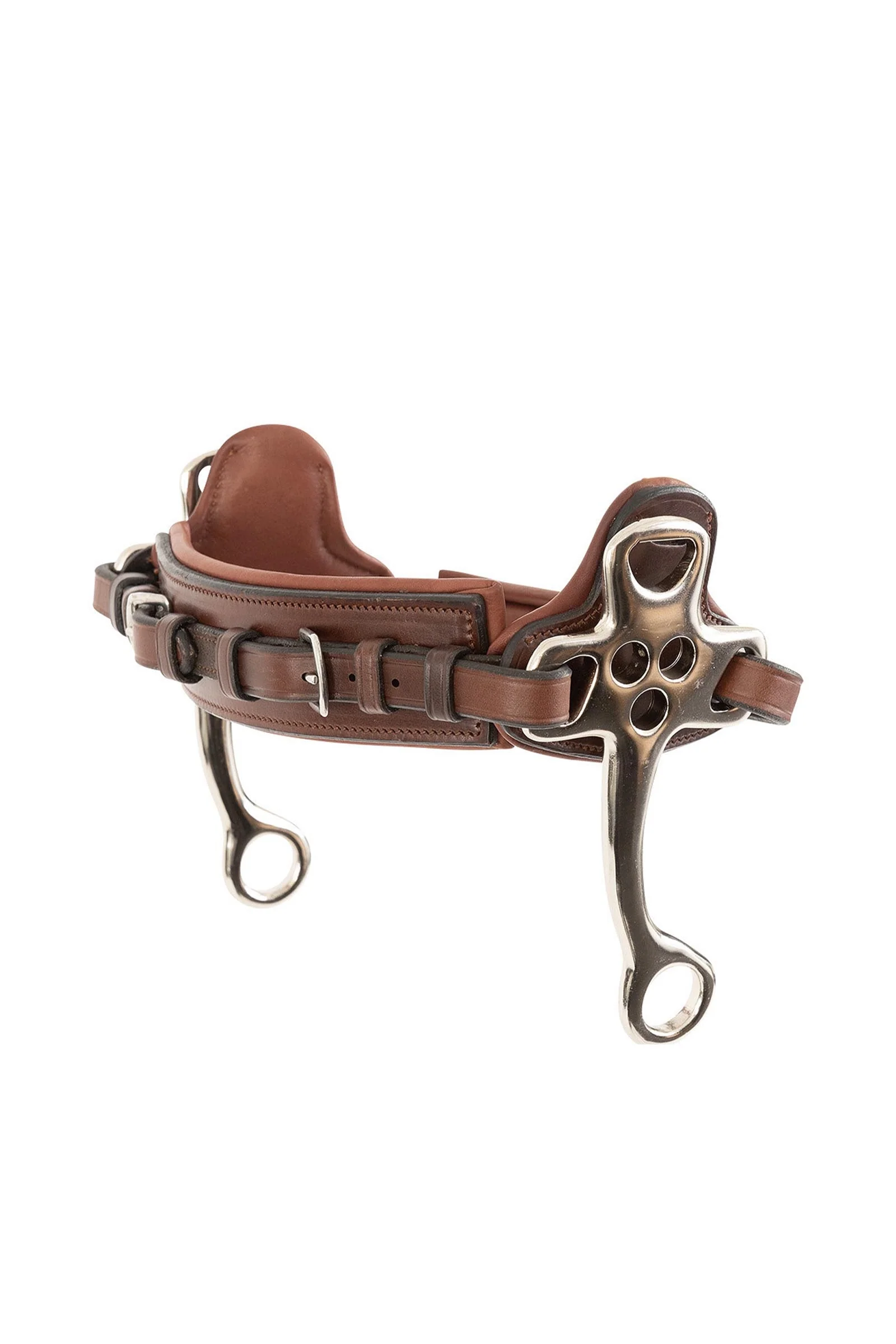 Hackamore Nesereim med kinnstykker 16 cm Brown/Silver F