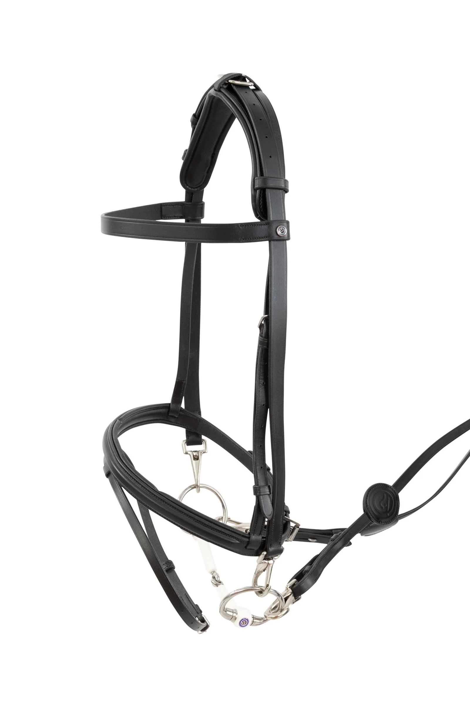 Hamburg Hodelag med polstring og gummitøyler Black/Silver F