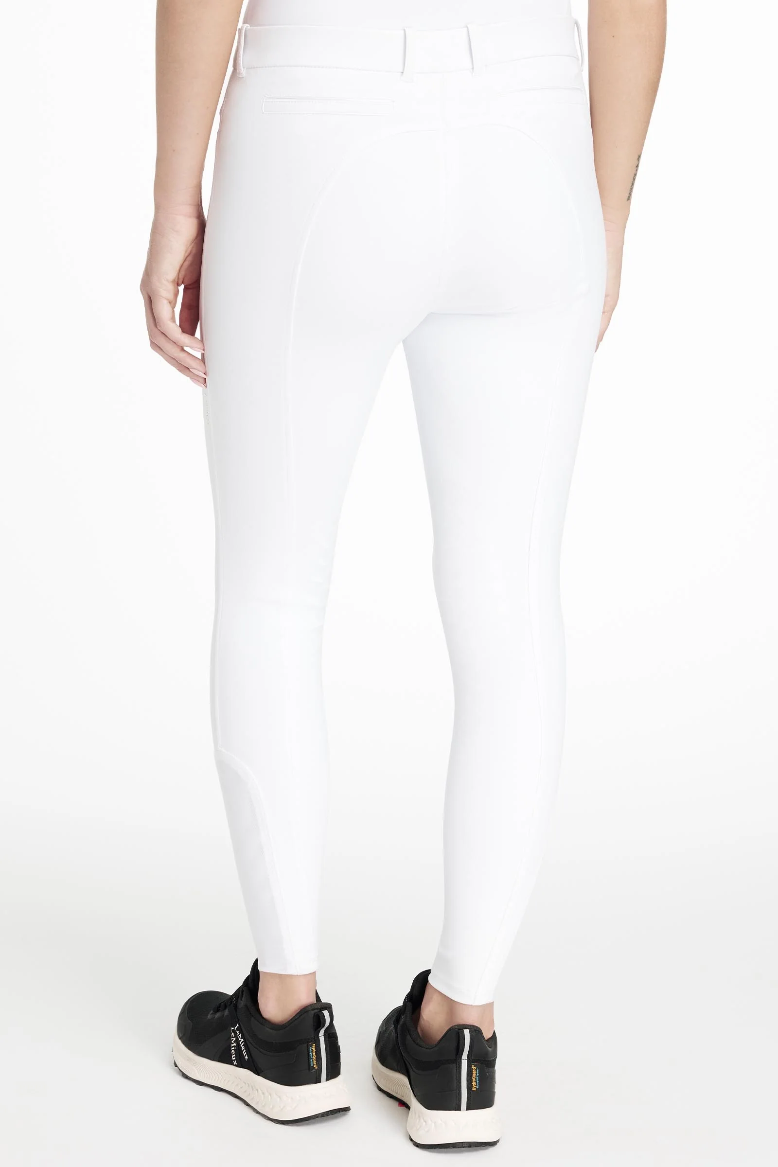 Imogen dame ridebukse med knegrip White 42