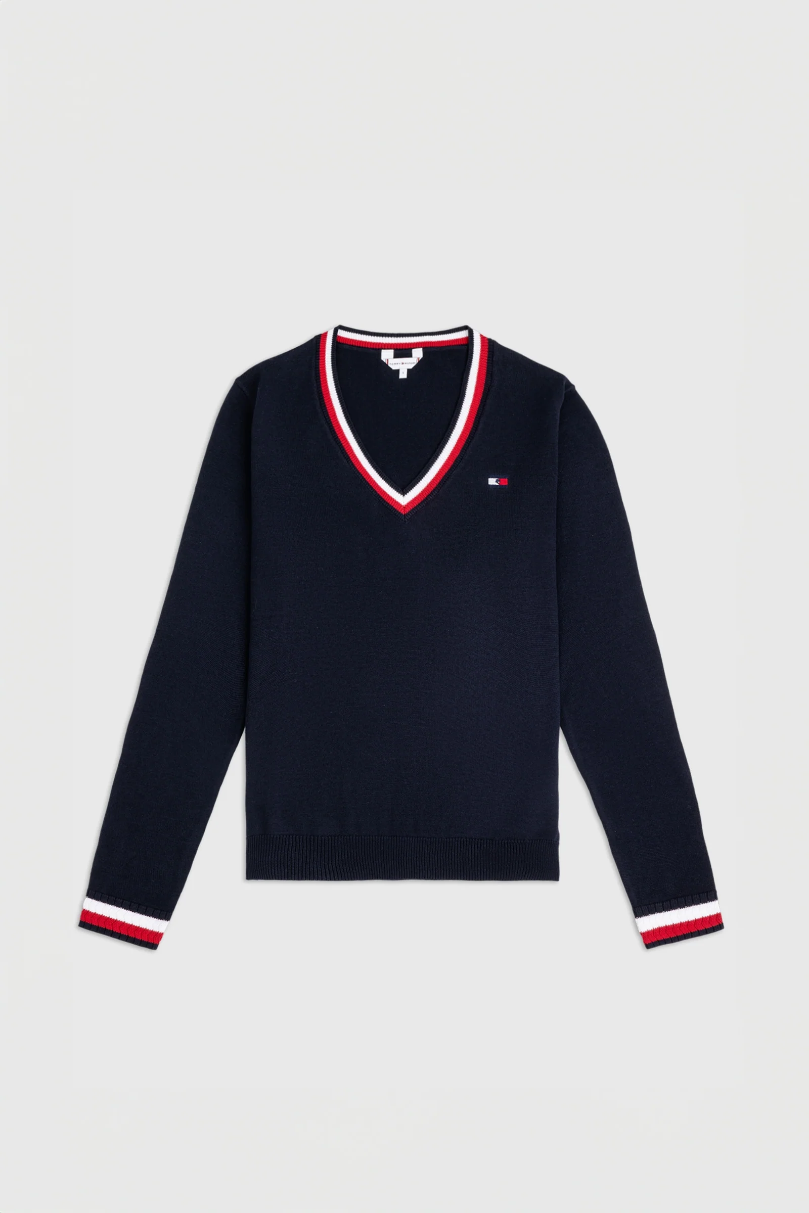 Indiana dame genser med V-hals Desert Sky XS