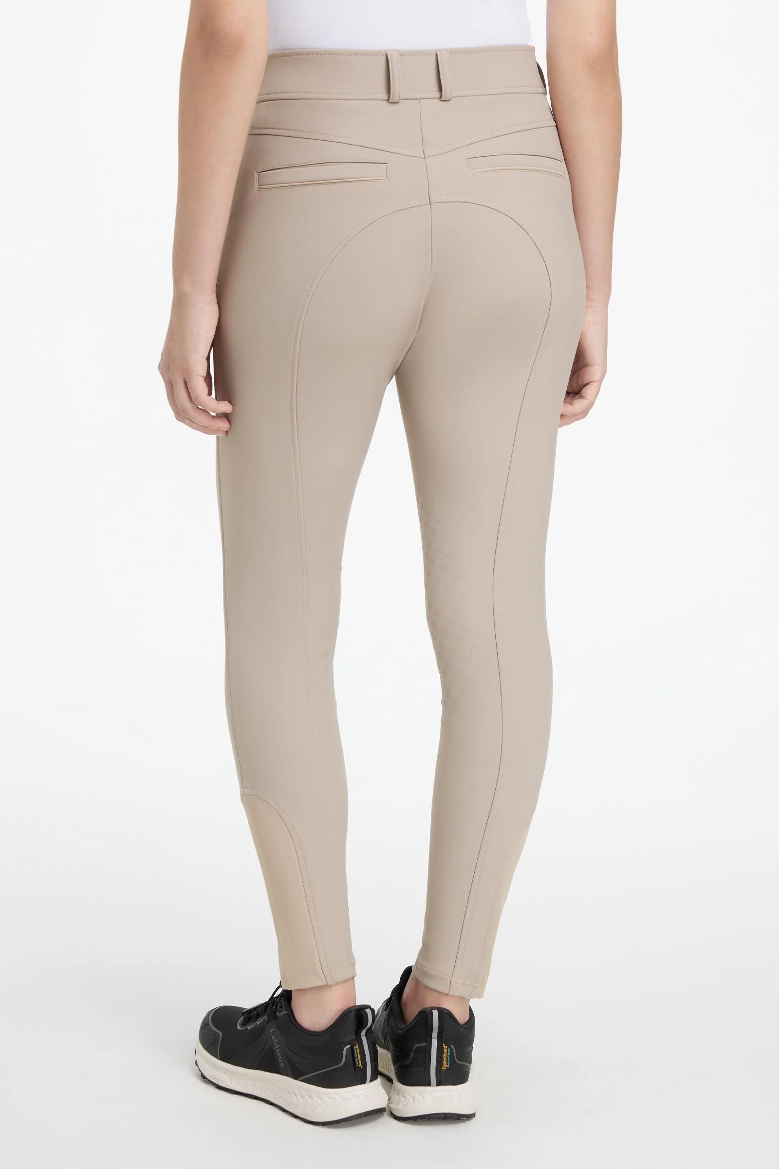 Isabelle ridebukse dame med knesilikon Almond 40
