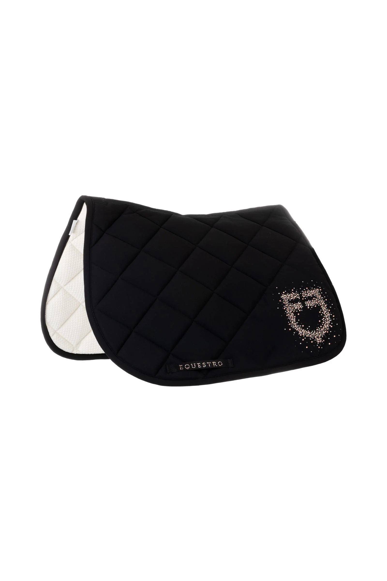sprangsjabrak med rhinsten logo Black F