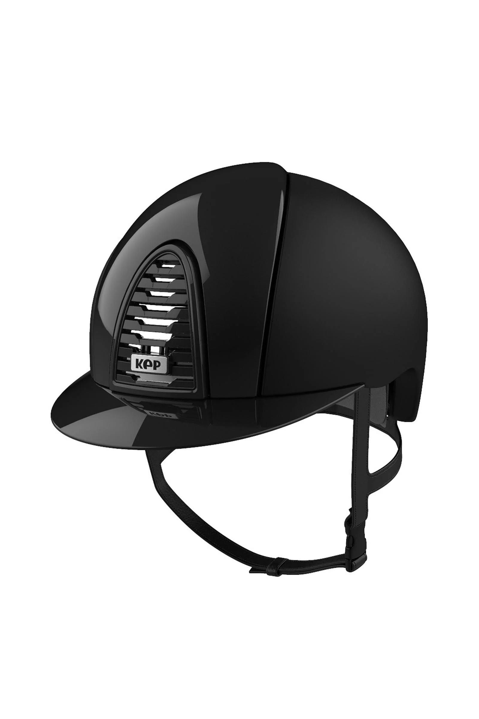 KEP Cromo 2.0 Textile/Polish ridehjelm med ekstra visir, app kompatibel Black/Black 051-x-058